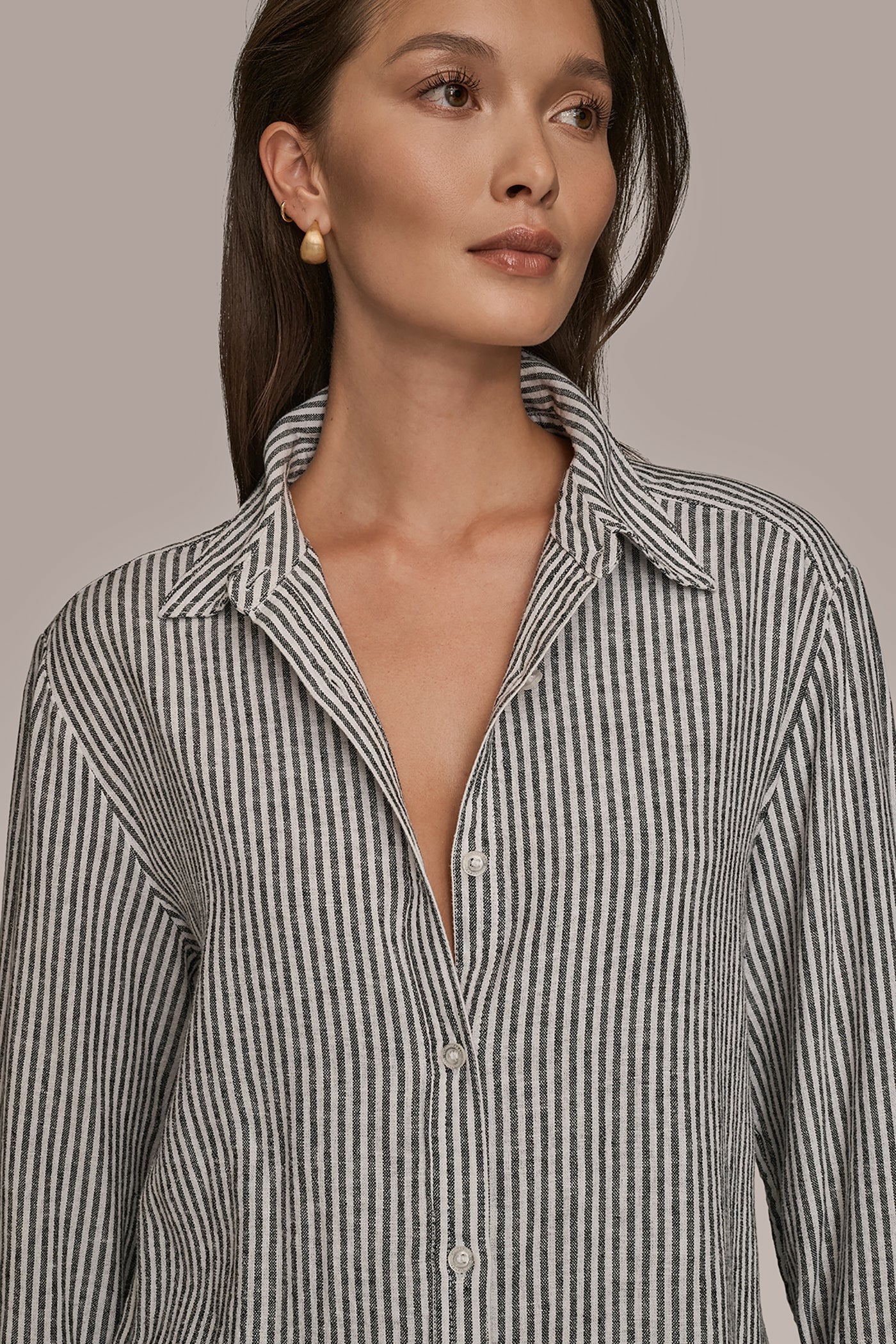 LONG SLEEVE BUTTON DOWN SHIRT | View 2 | Products