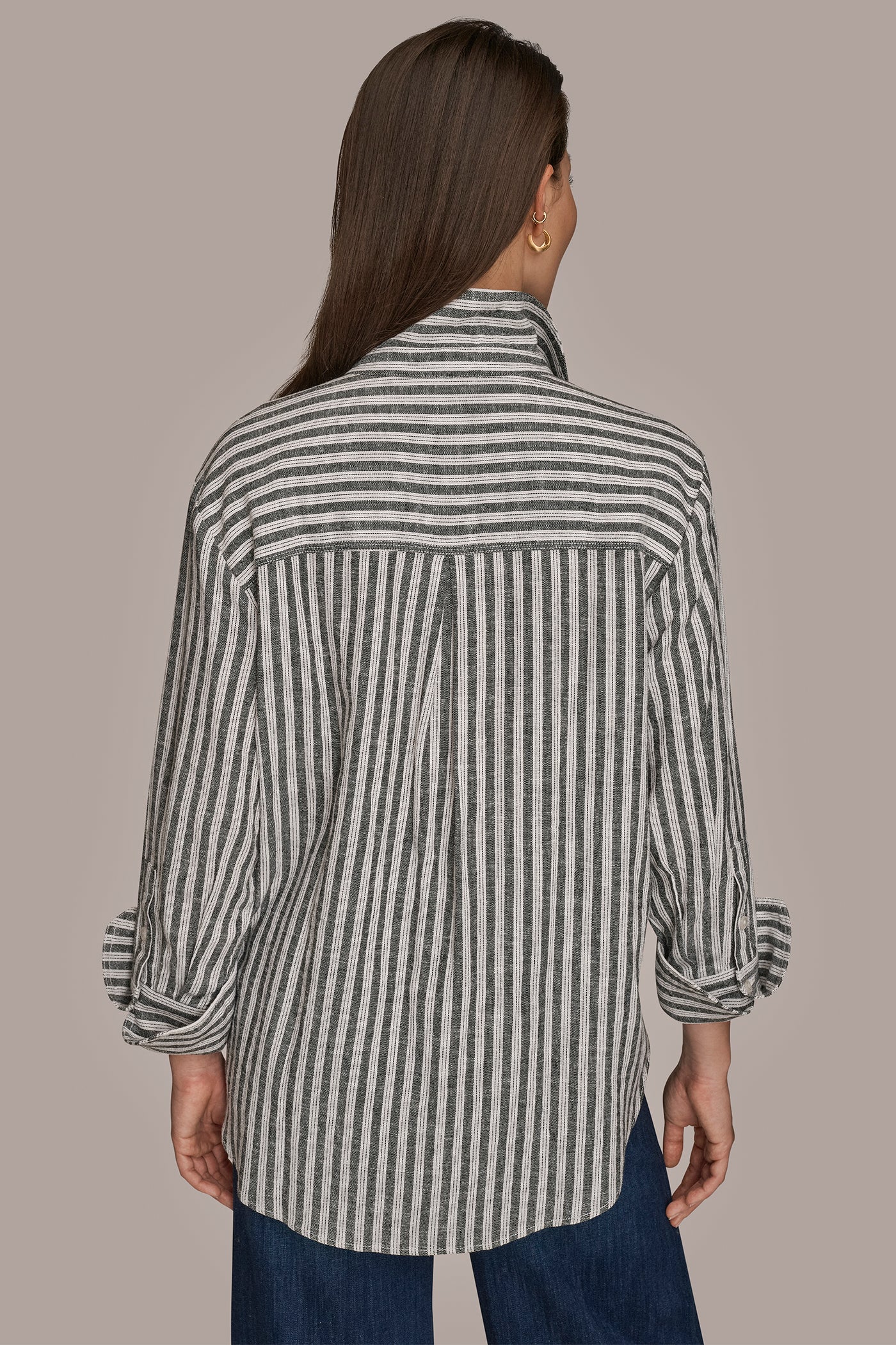 LONG SLEEVE BUTTON DOWN SHIRT VIEW 3