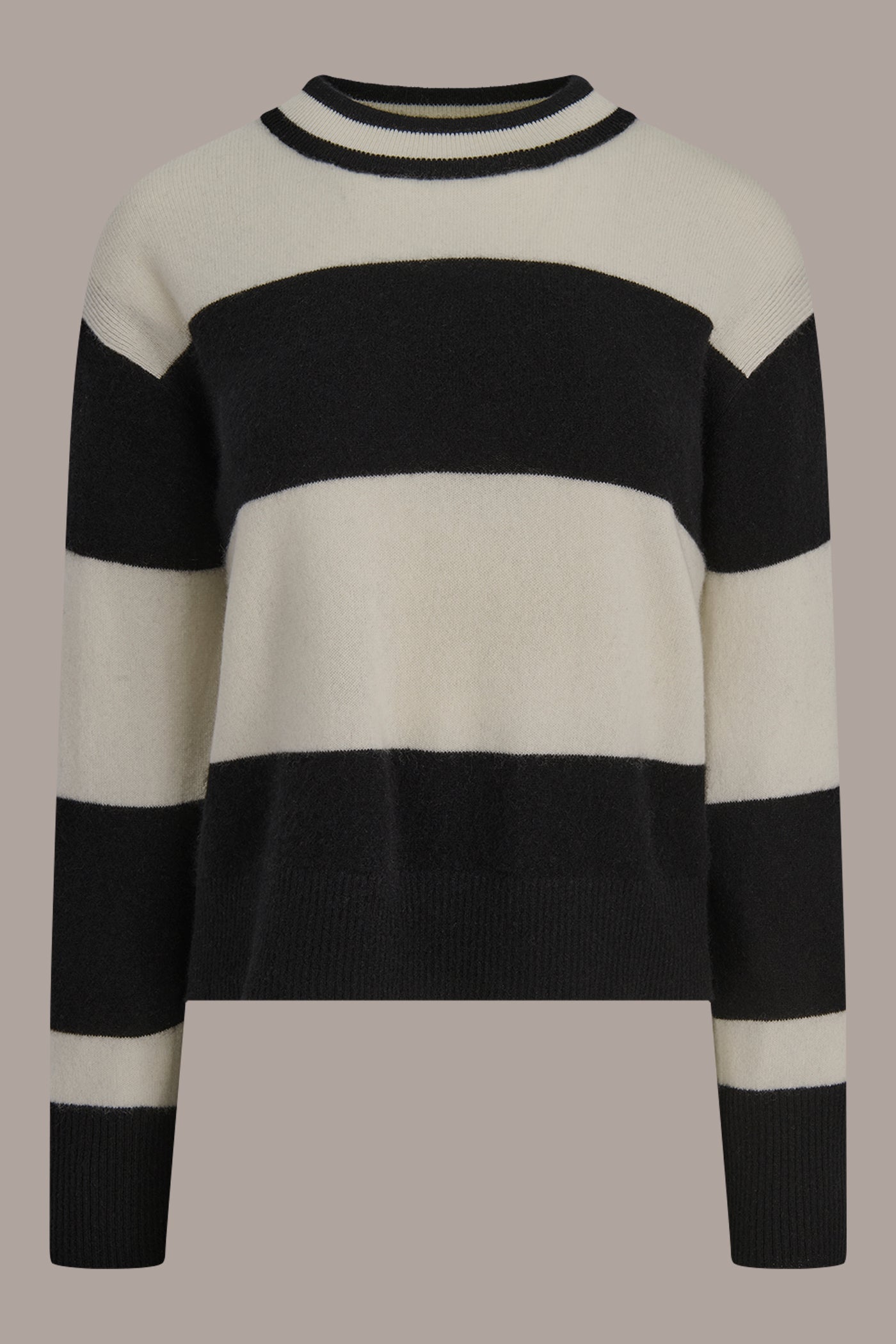 STRIPED CREWNECK BOXY SWEATER VIEW 6 | Included in discounts