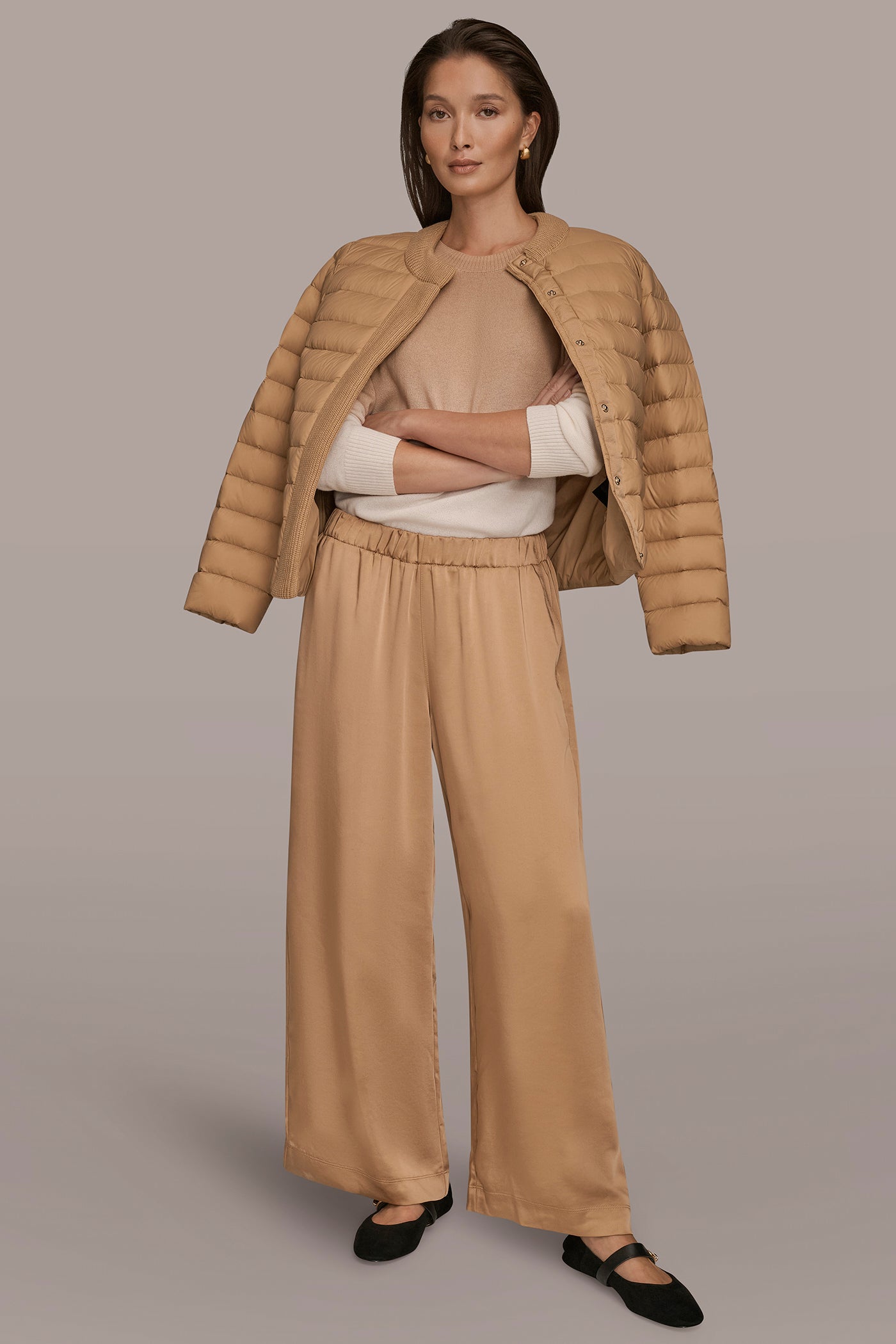 MID RISE PULL ON RELAXED PANT VIEW 6 | Pants