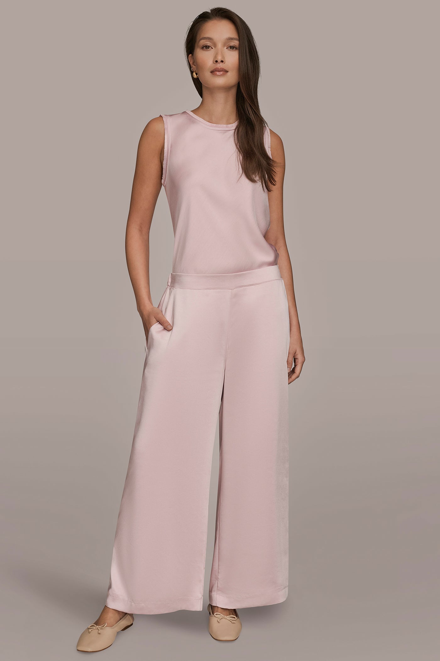 MID RISE PULL ON RELAXED PANT VIEW 5 | Pants