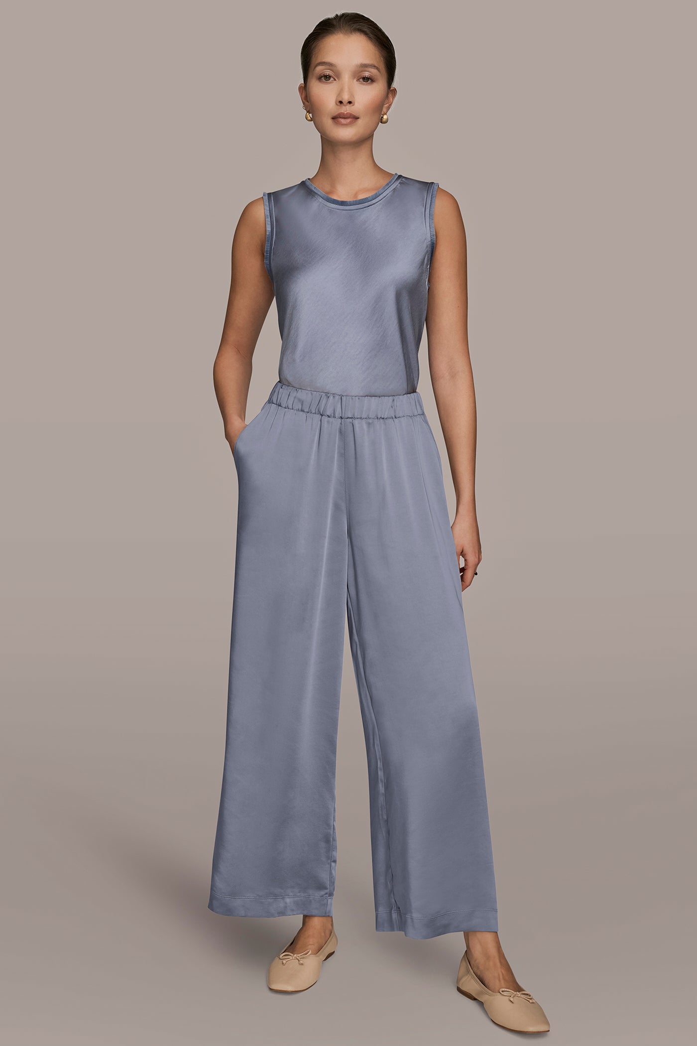MID RISE PULL ON RELAXED PANT VIEW 5 | Pants