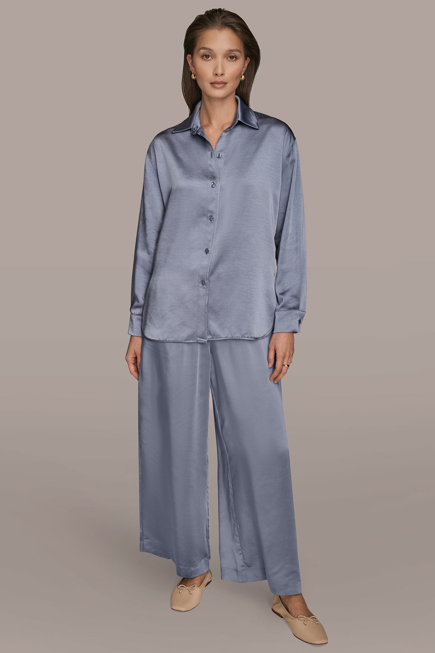 WOVEN BUTTON DOWN SHIRT VIEW 6