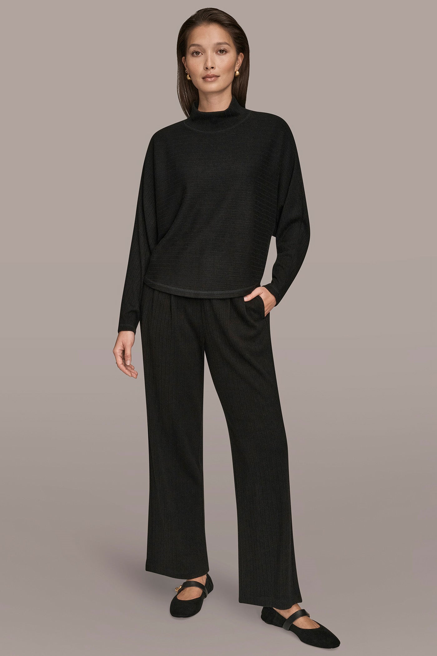 MOCK NECK LONG SLEEVE TOP VIEW 7 | Tops & Sweaters