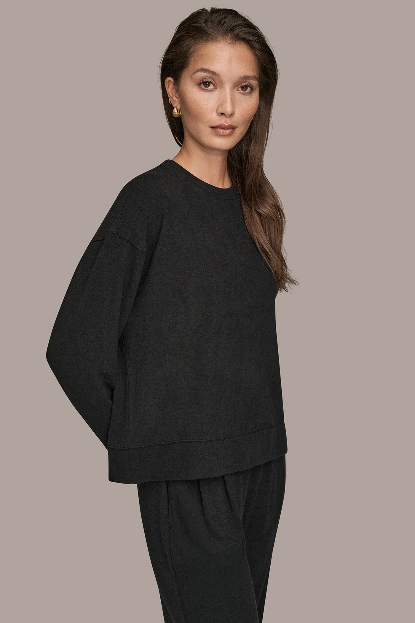 LONG SLEEVE CREW NECK PULLOVER VIEW 3 | Holiday Collection