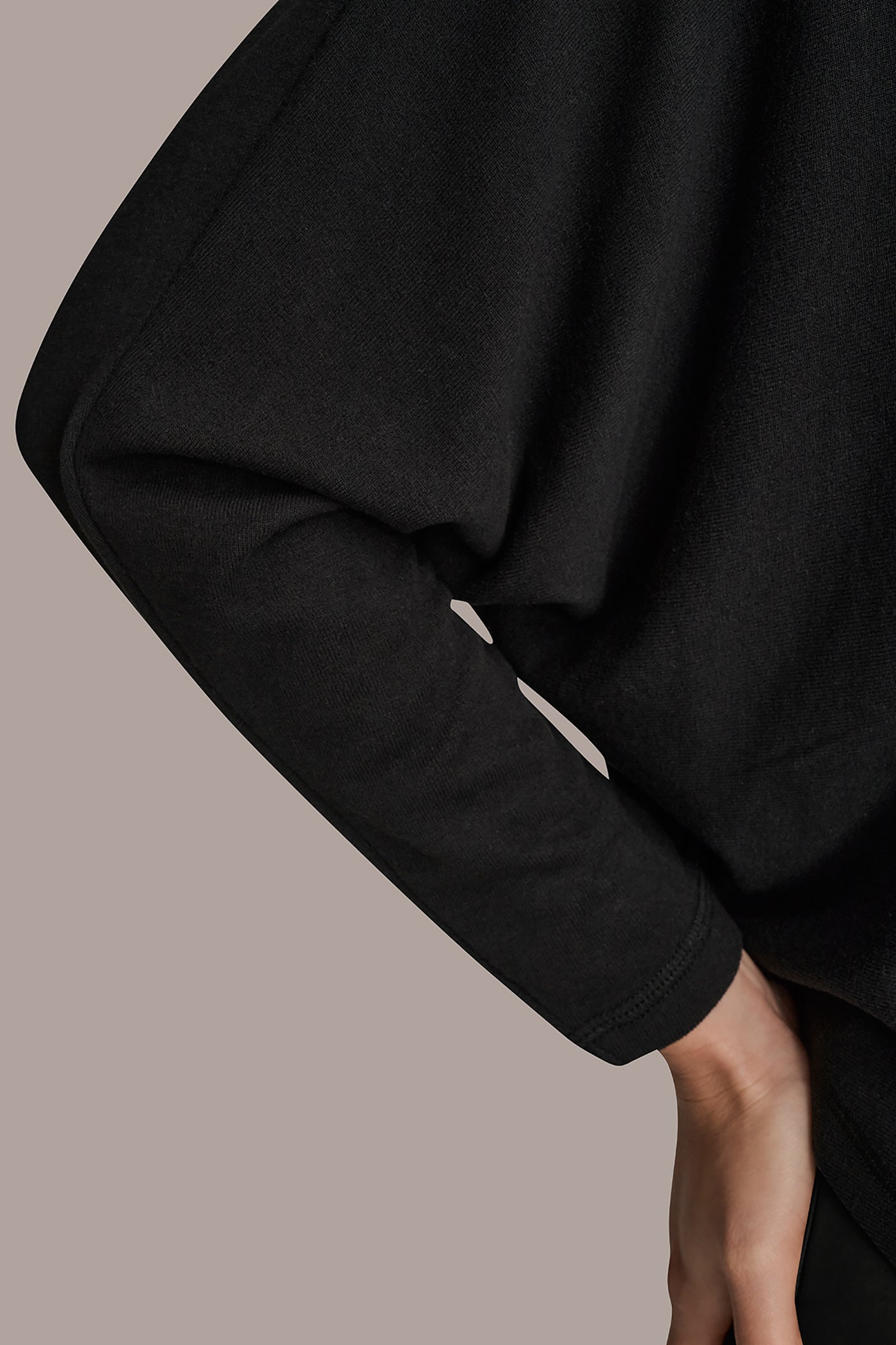 MOCK NECK LONG SLEEVE TOP VIEW 5 | Donna Karan Weekend