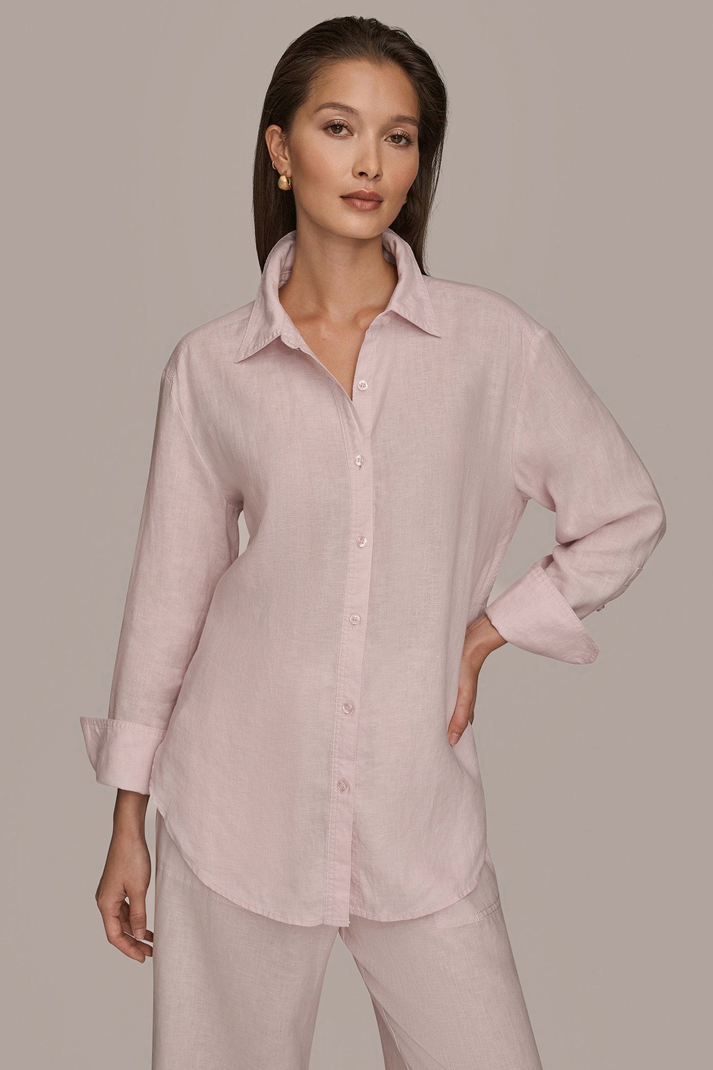 LONG SLEEVE BUTTON DOWN SHIRT | View 1 | Products