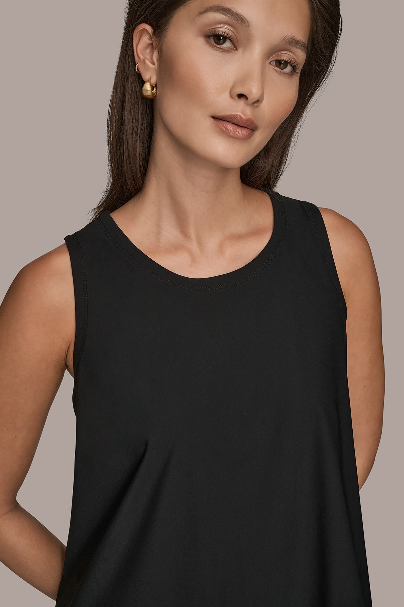 SLEEVELESS TOP VIEW 4 | Donna Karan Weekend