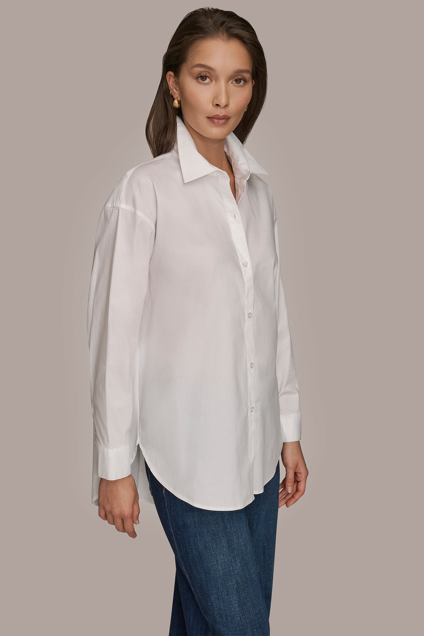 LONG SLEEVE BUTTON DOWN SHIRT VIEW 3