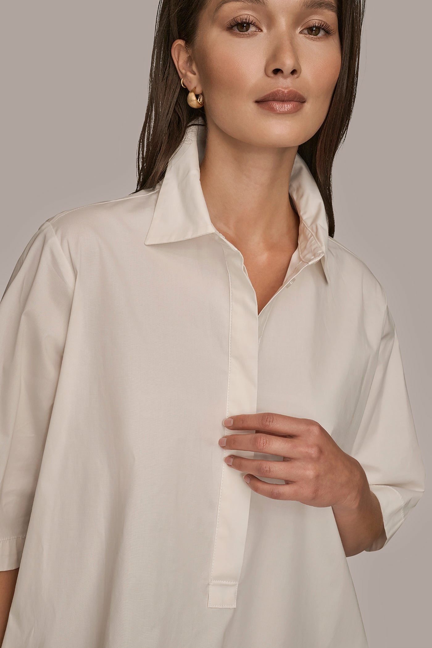 ELBOW SLEEVE SWING DRESS VIEW 4 | Casual Collection