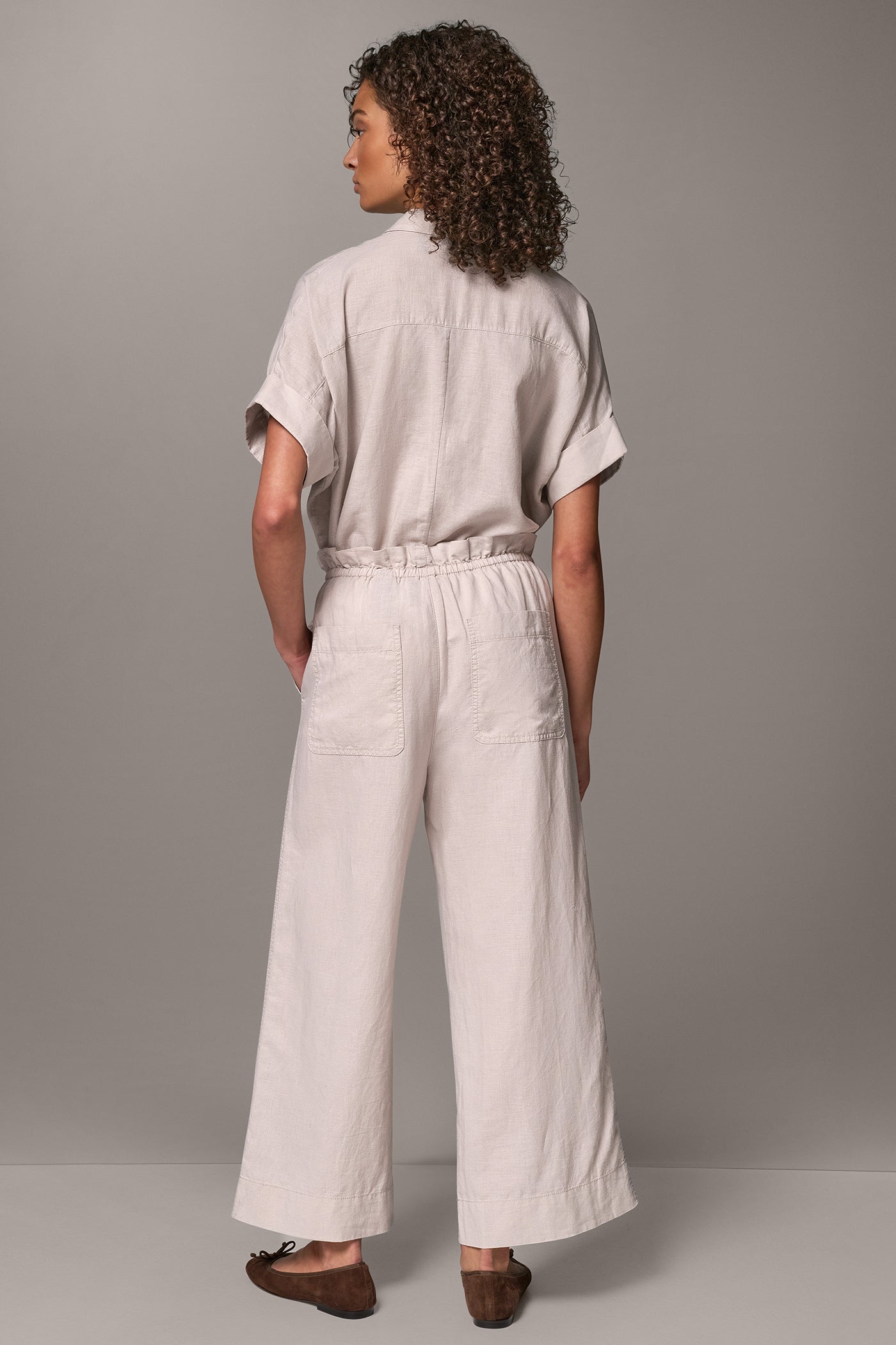 LINEN EXTRA HIGH-RISE PAPERBAG PANT VIEW 7