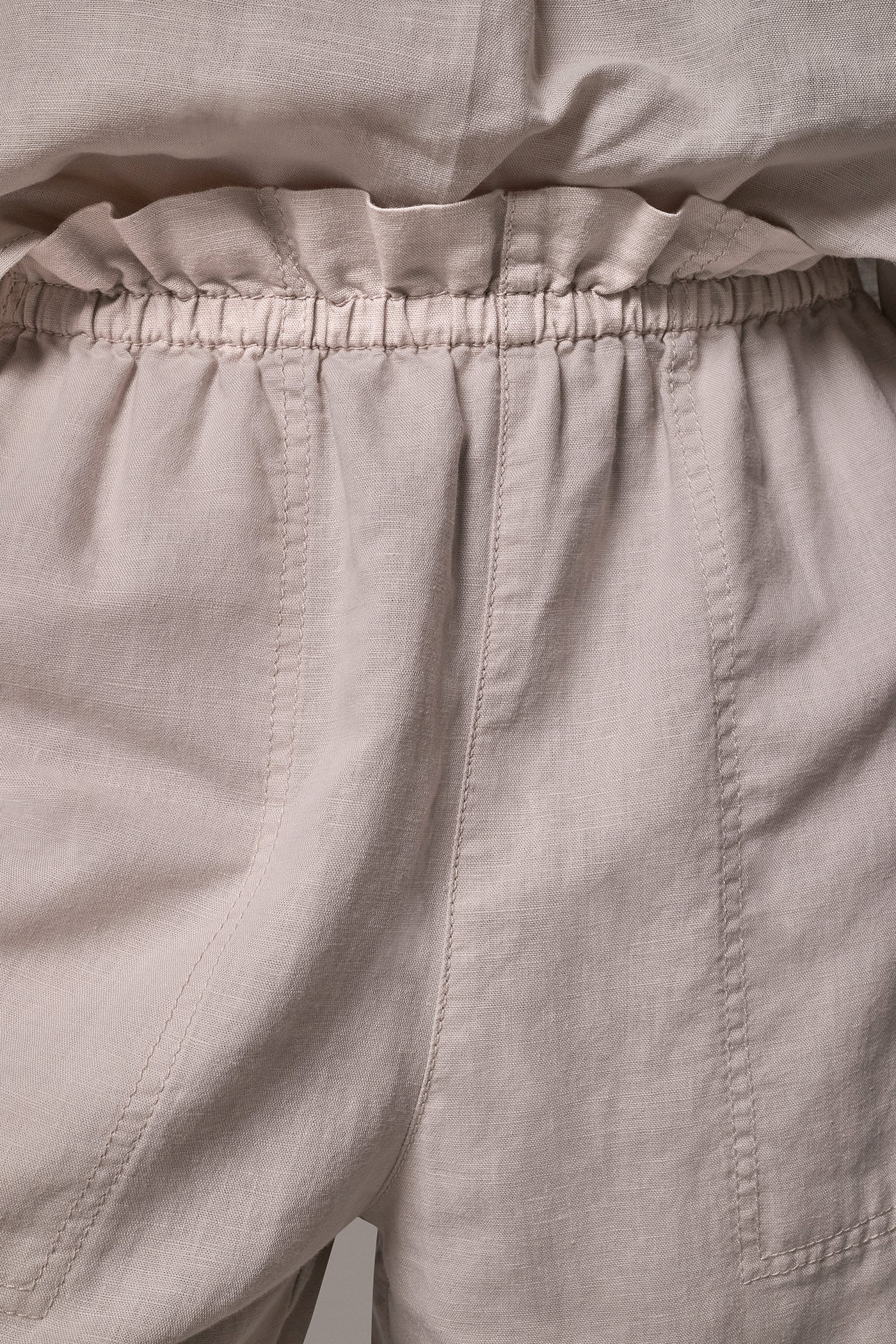 LINEN EXTRA HIGH-RISE PAPERBAG PANT VIEW 4