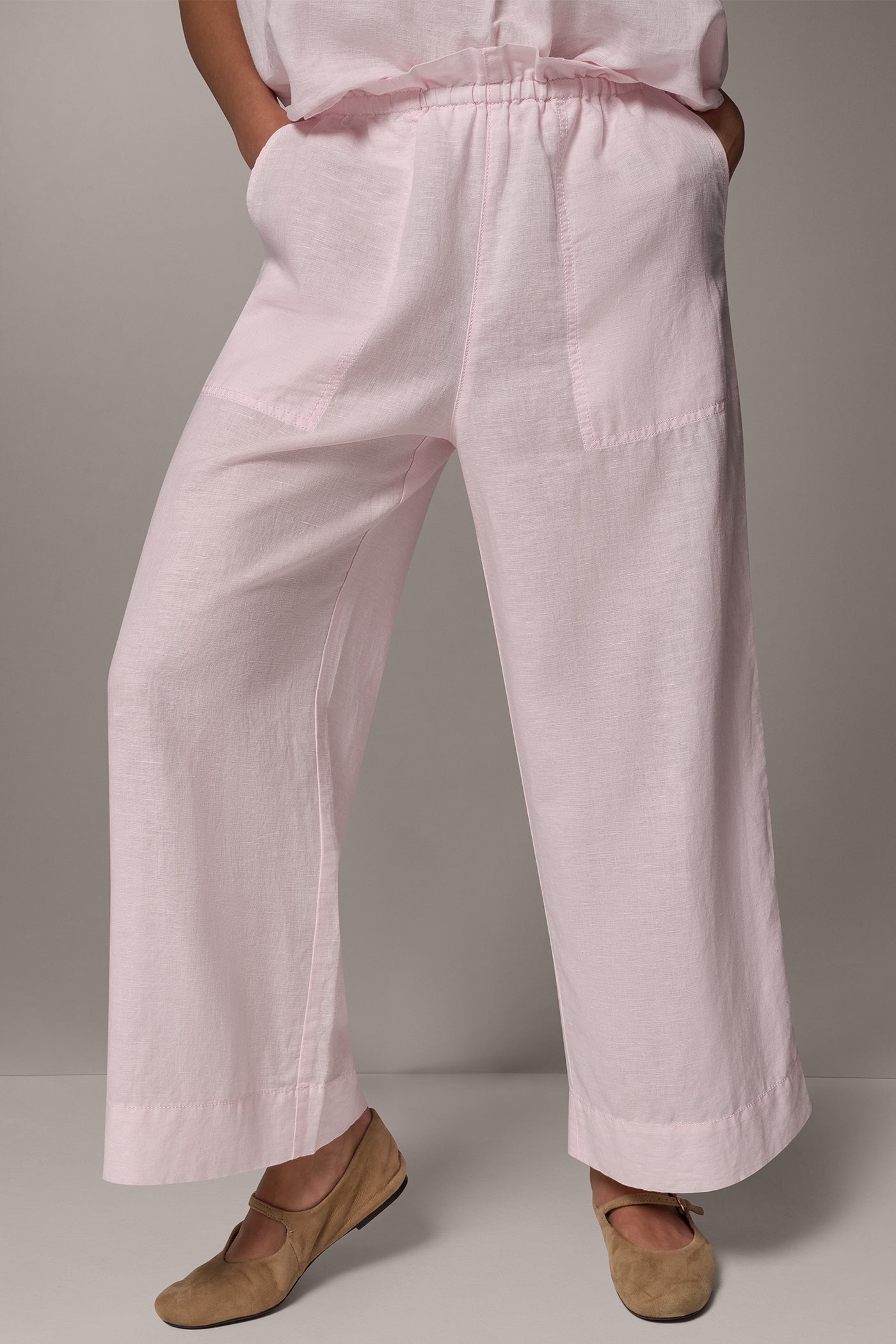 LINEN EXTRA HIGH-RISE PAPERBAG PANT VIEW 1