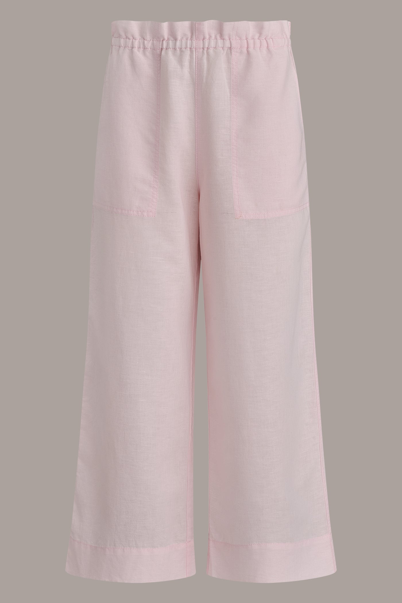 LINEN EXTRA HIGH-RISE PAPERBAG PANT VIEW 9