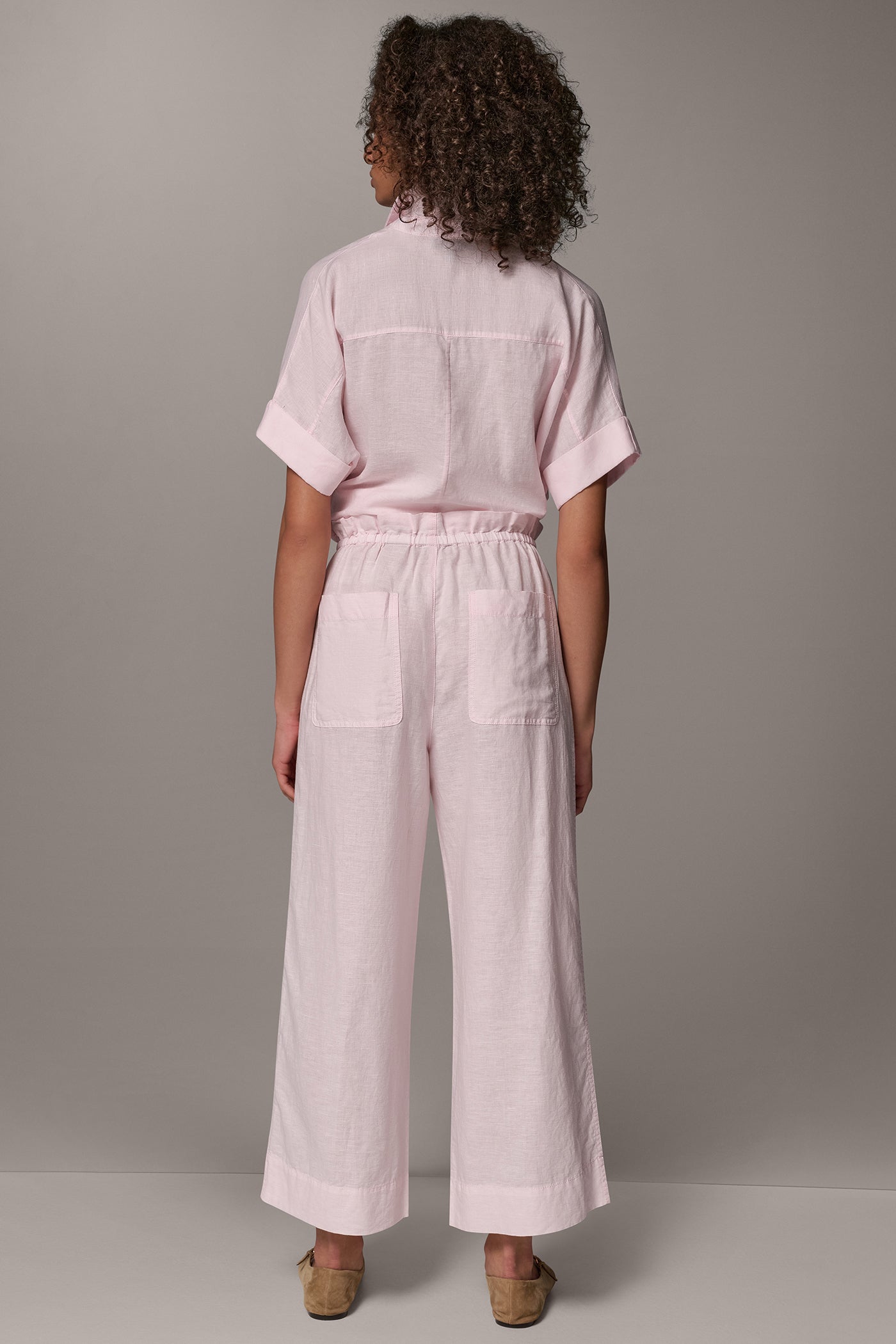 LINEN EXTRA HIGH-RISE PAPERBAG PANT VIEW 7