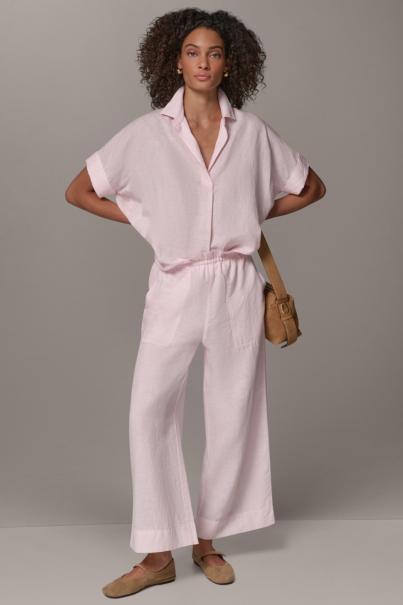 LINEN EXTRA HIGH-RISE PAPERBAG PANT VIEW 6