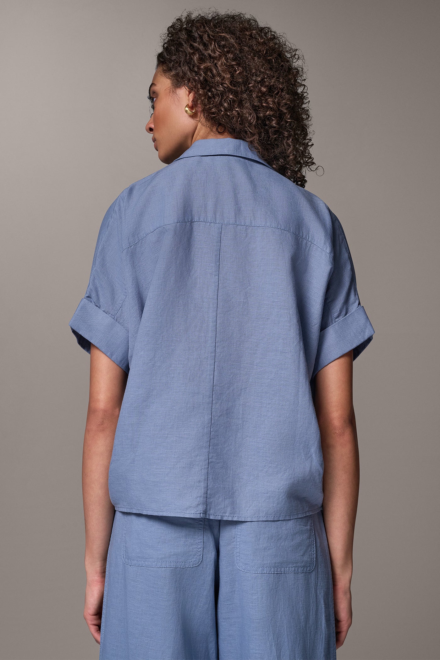 COCOON PULLOVER BLOUSE VIEW 3 | Donna Karan Weekend Tops