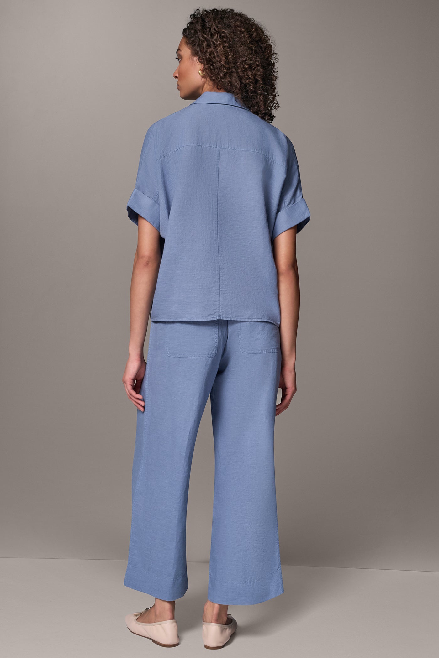 COCOON PULLOVER BLOUSE VIEW 7 | Donna Karan Weekend Tops