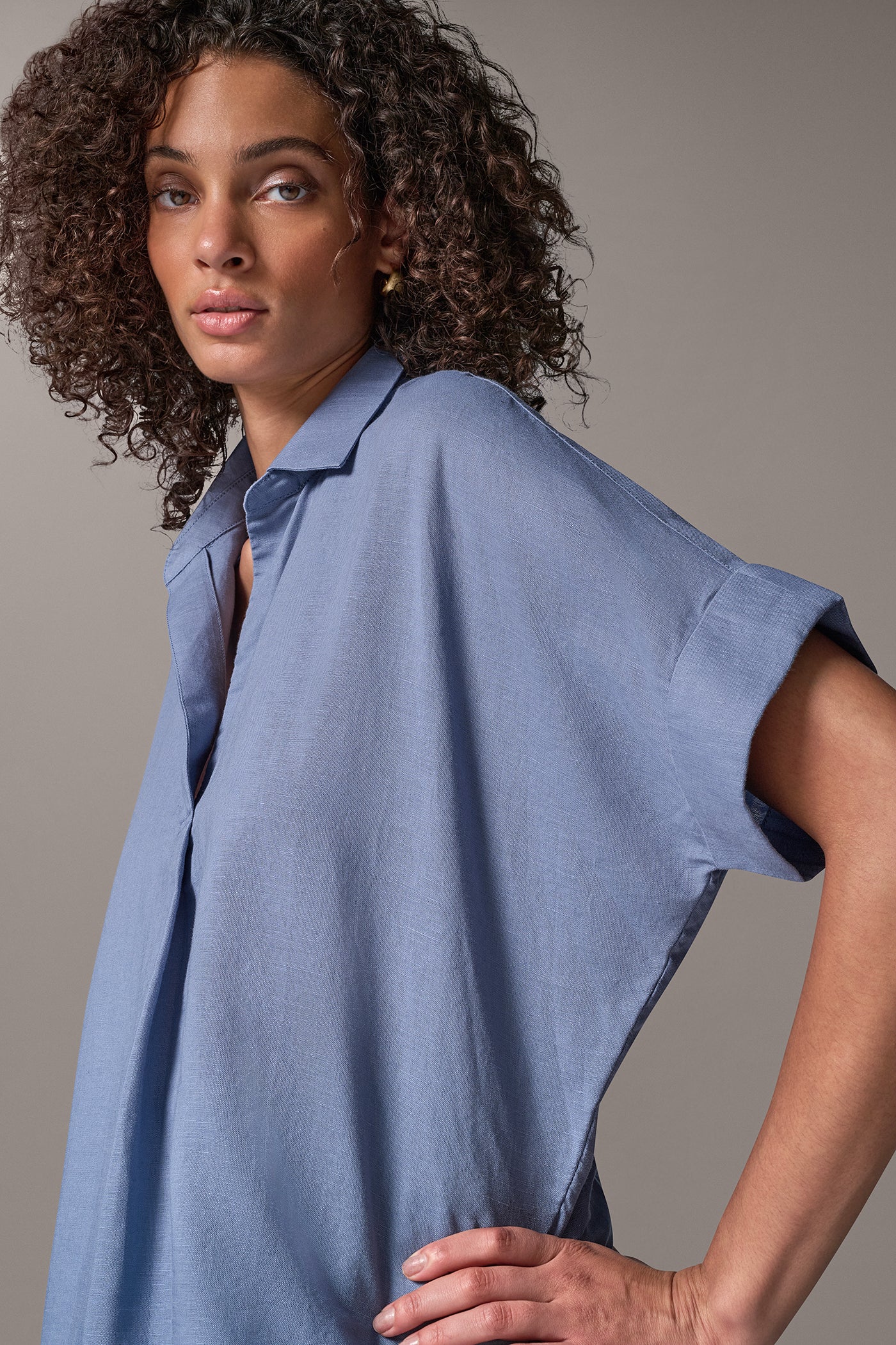 COCOON PULLOVER BLOUSE (alternate view)