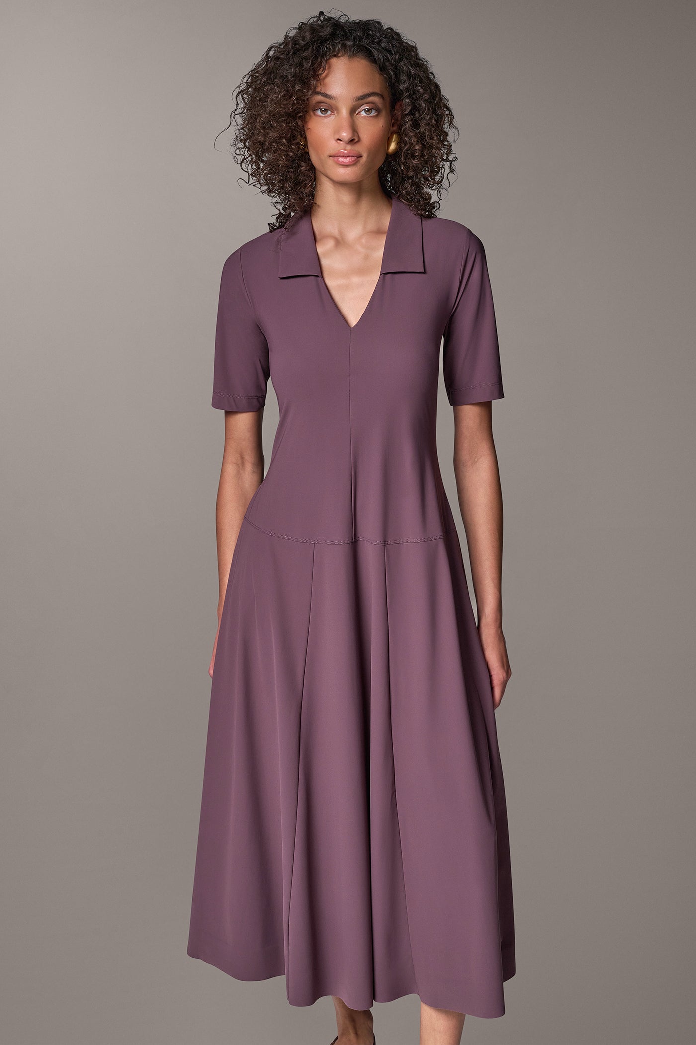BALLET SLEEVE POCKET MIDI DRESS VIEW 6 | Modern Travel Capsule