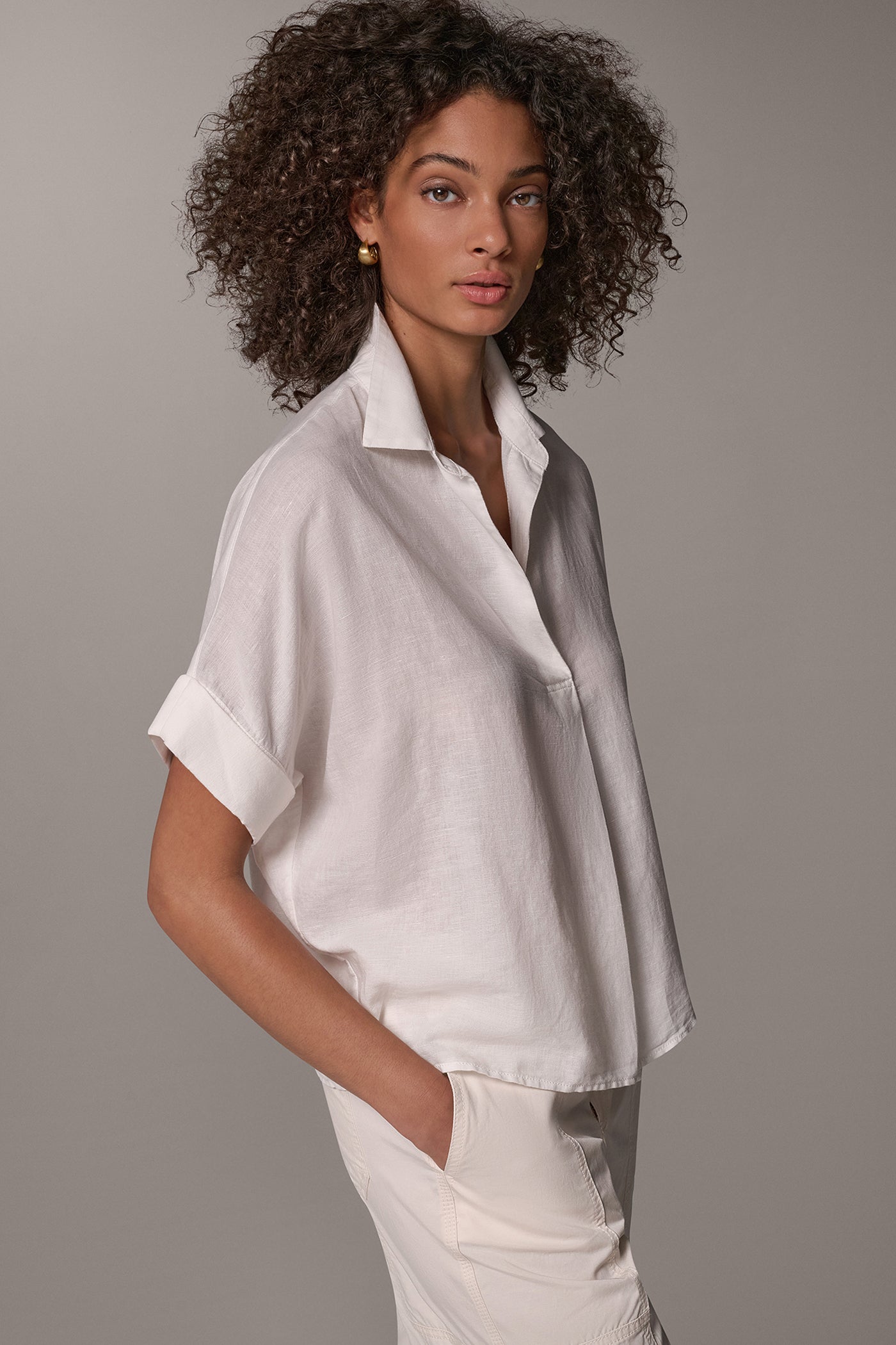 COCOON PULLOVER BLOUSE (alternate view)