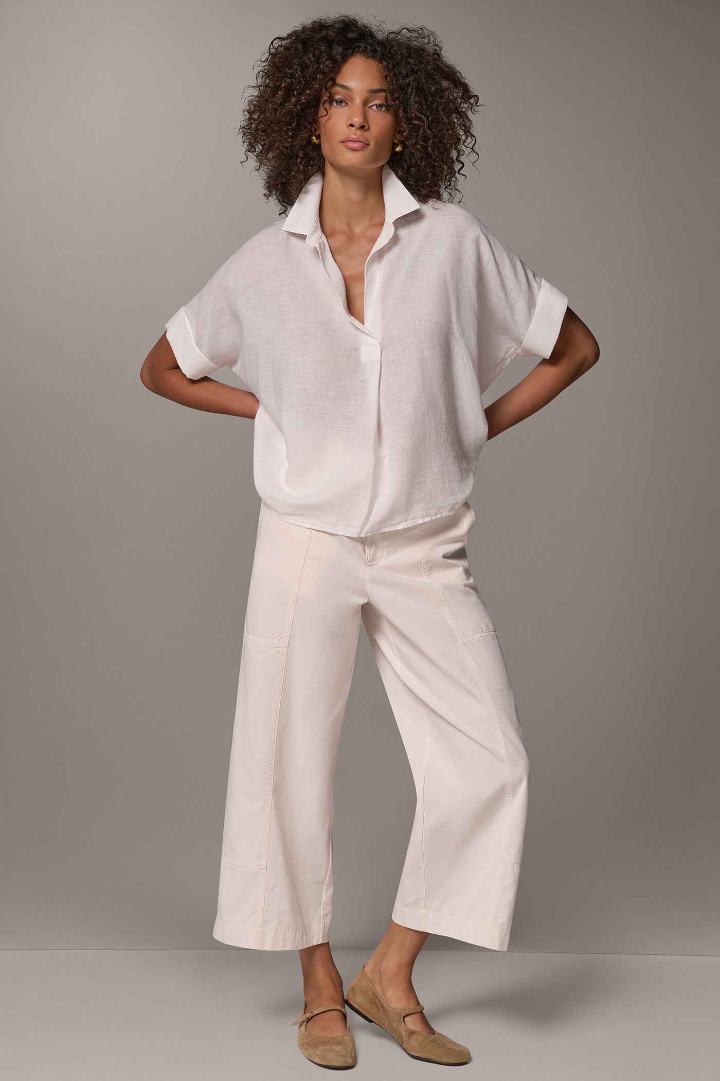 COCOON PULLOVER BLOUSE VIEW 7 | Donna Karan Weekend Tops