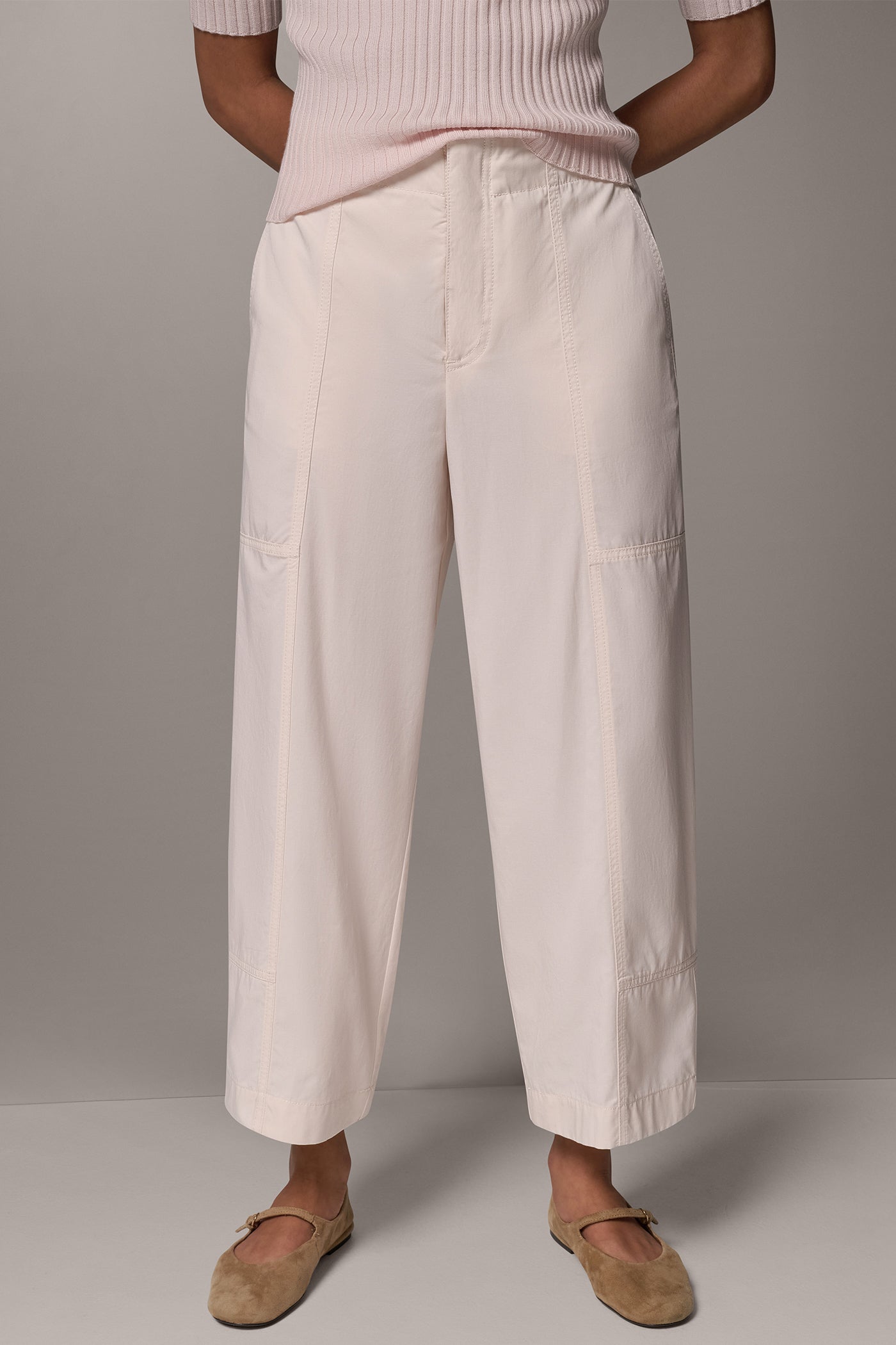 MID-RISE RELAXED UTILITY ANKLE PANT