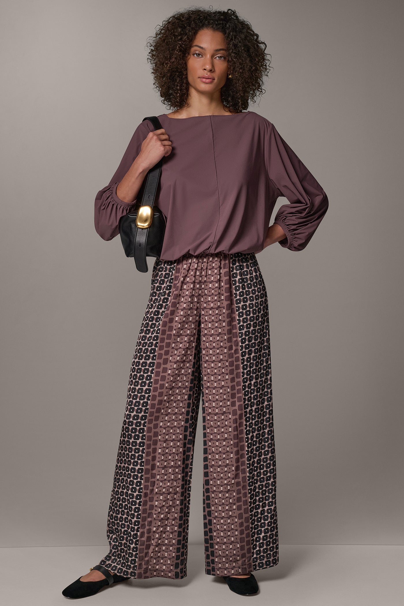 MID-RISE WIDE-LEG PANT VIEW 6