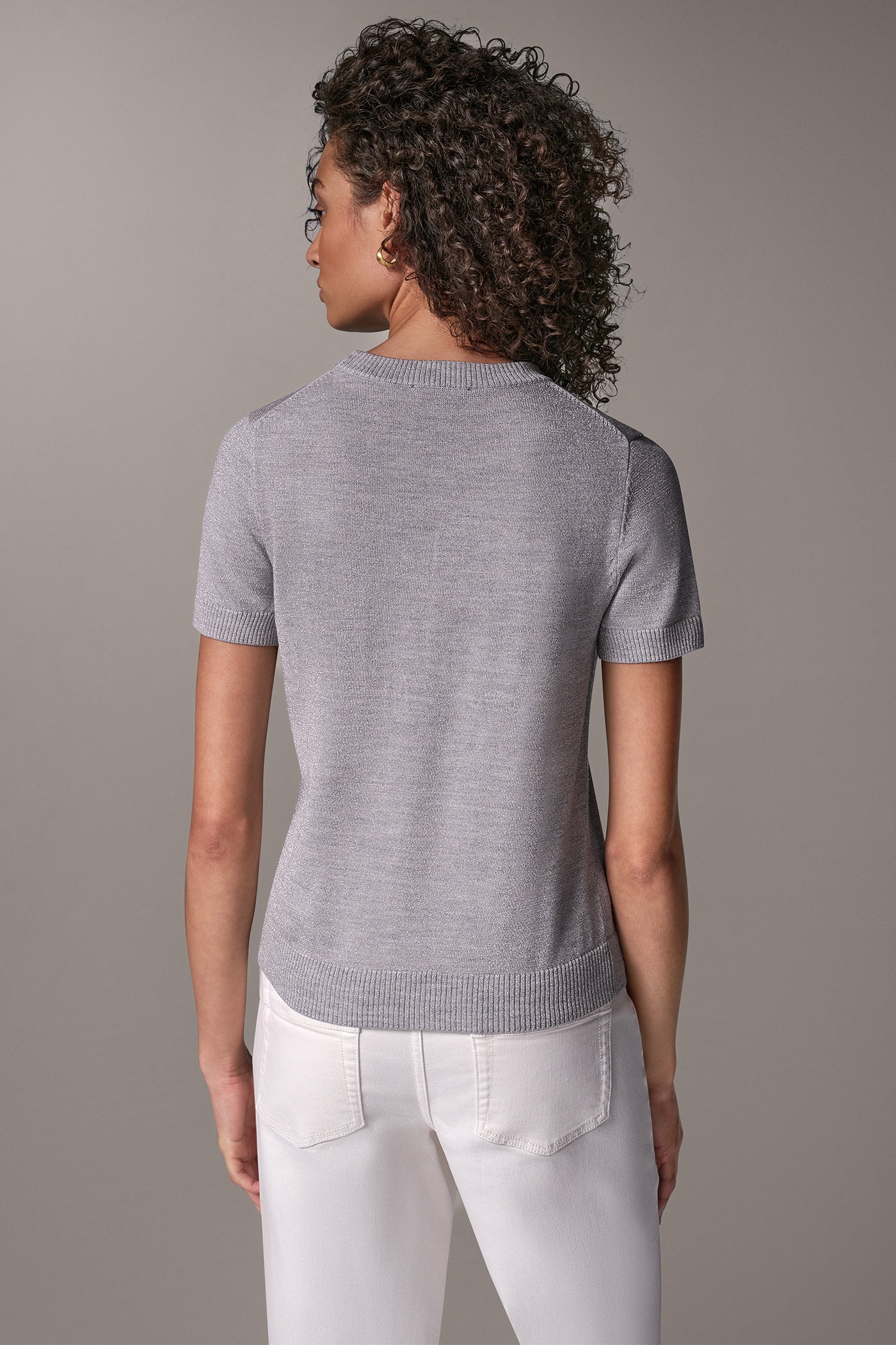 LUREX & MERINO WOOL SWEATER VIEW 3