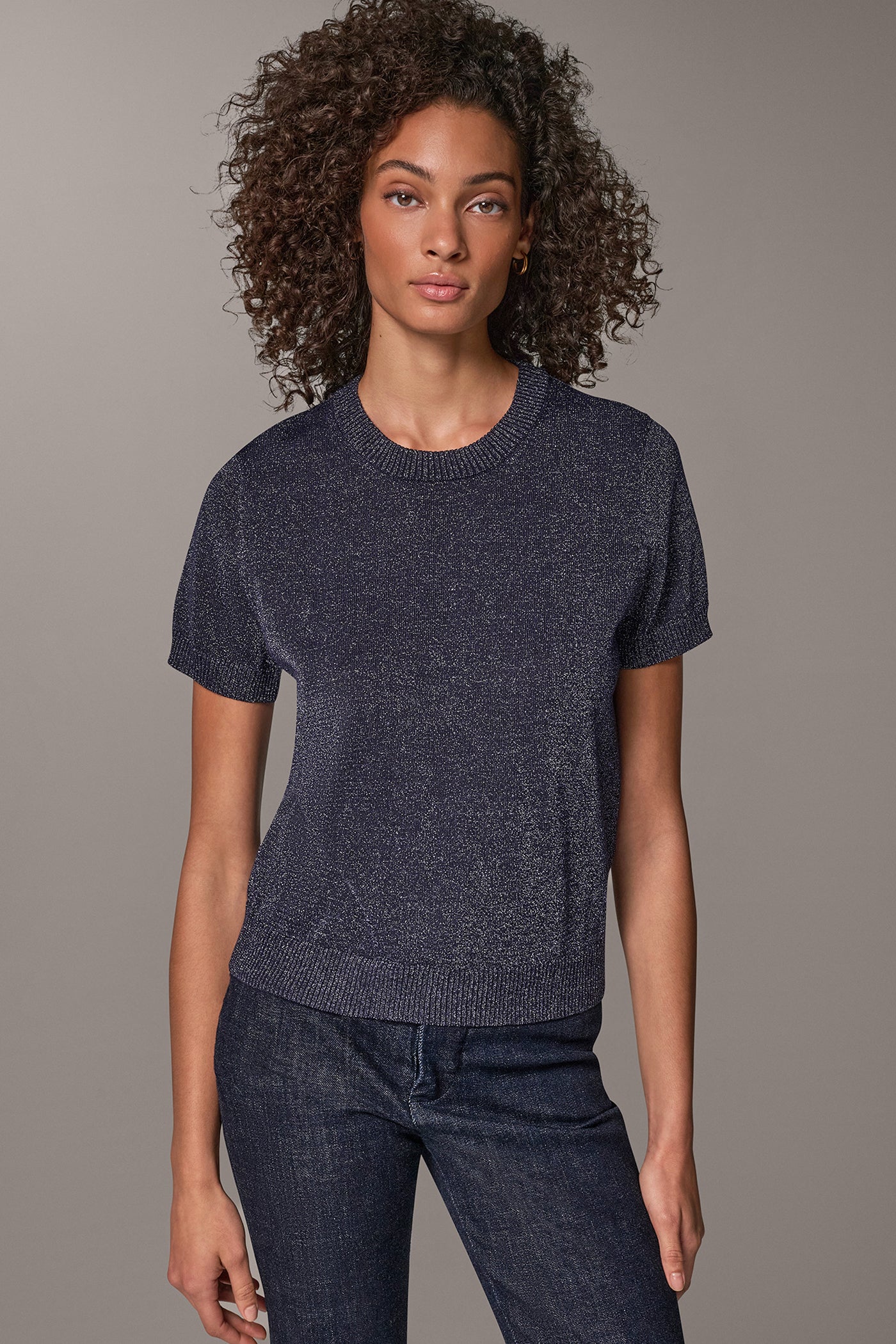 LUREX & MERINO WOOL SWEATER VIEW 1