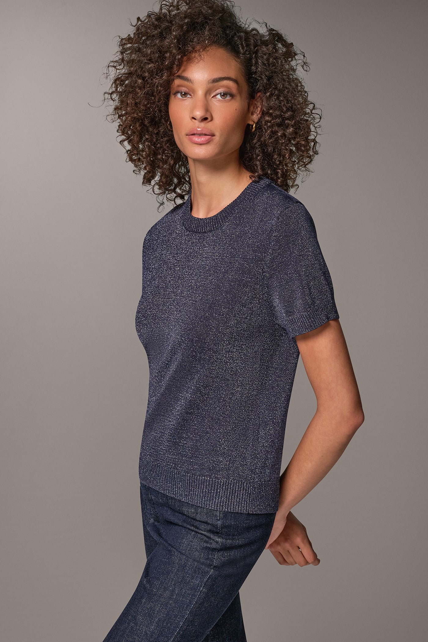 LUREX & MERINO WOOL SWEATER VIEW 3
