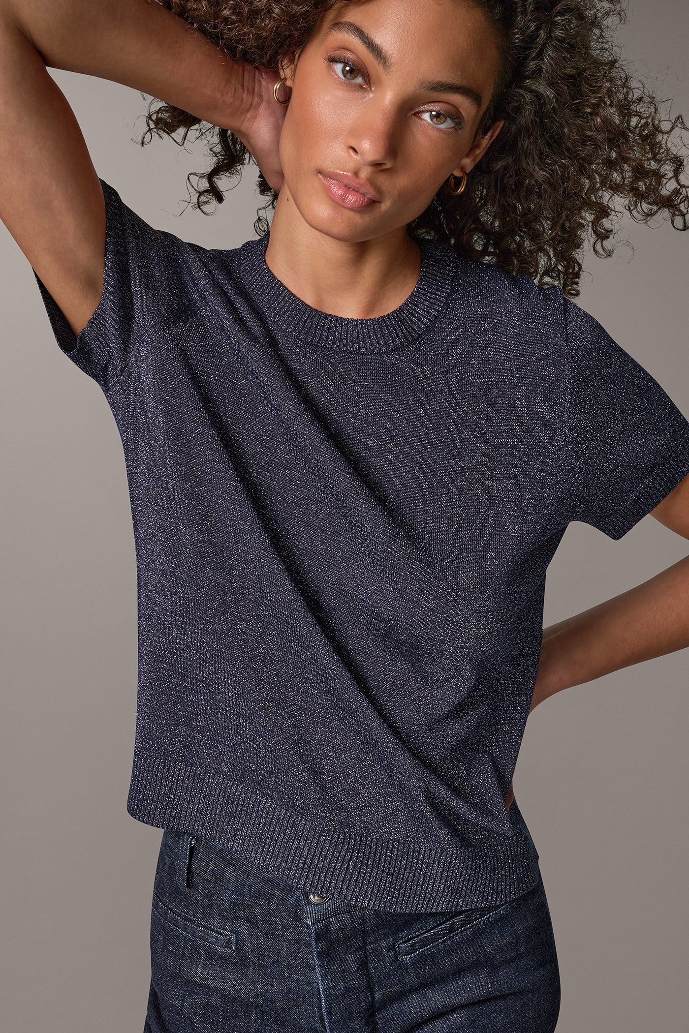 LUREX & MERINO WOOL SWEATER VIEW 5