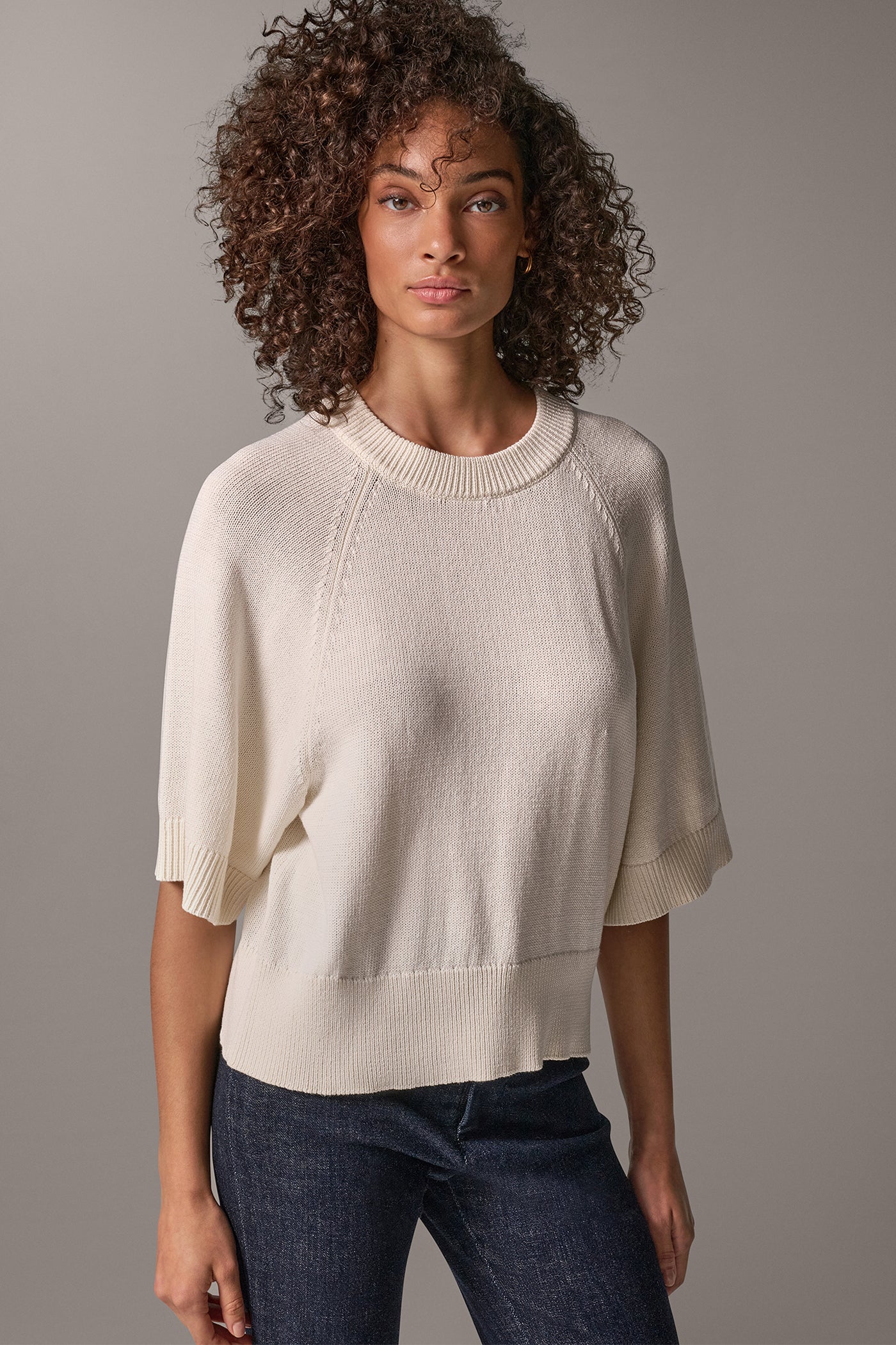 ELBOW SLEEVE SWEATER VIEW 1