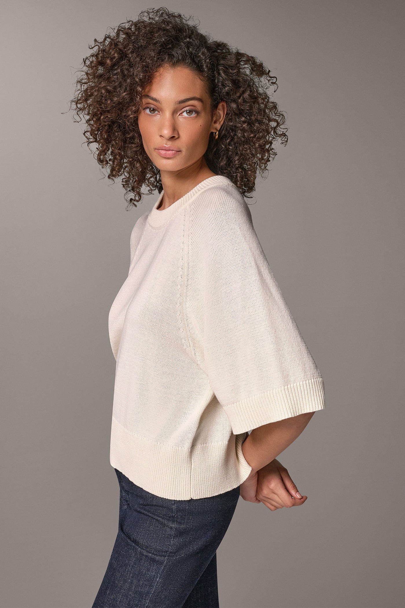 ELBOW SLEEVE SWEATER VIEW 4
