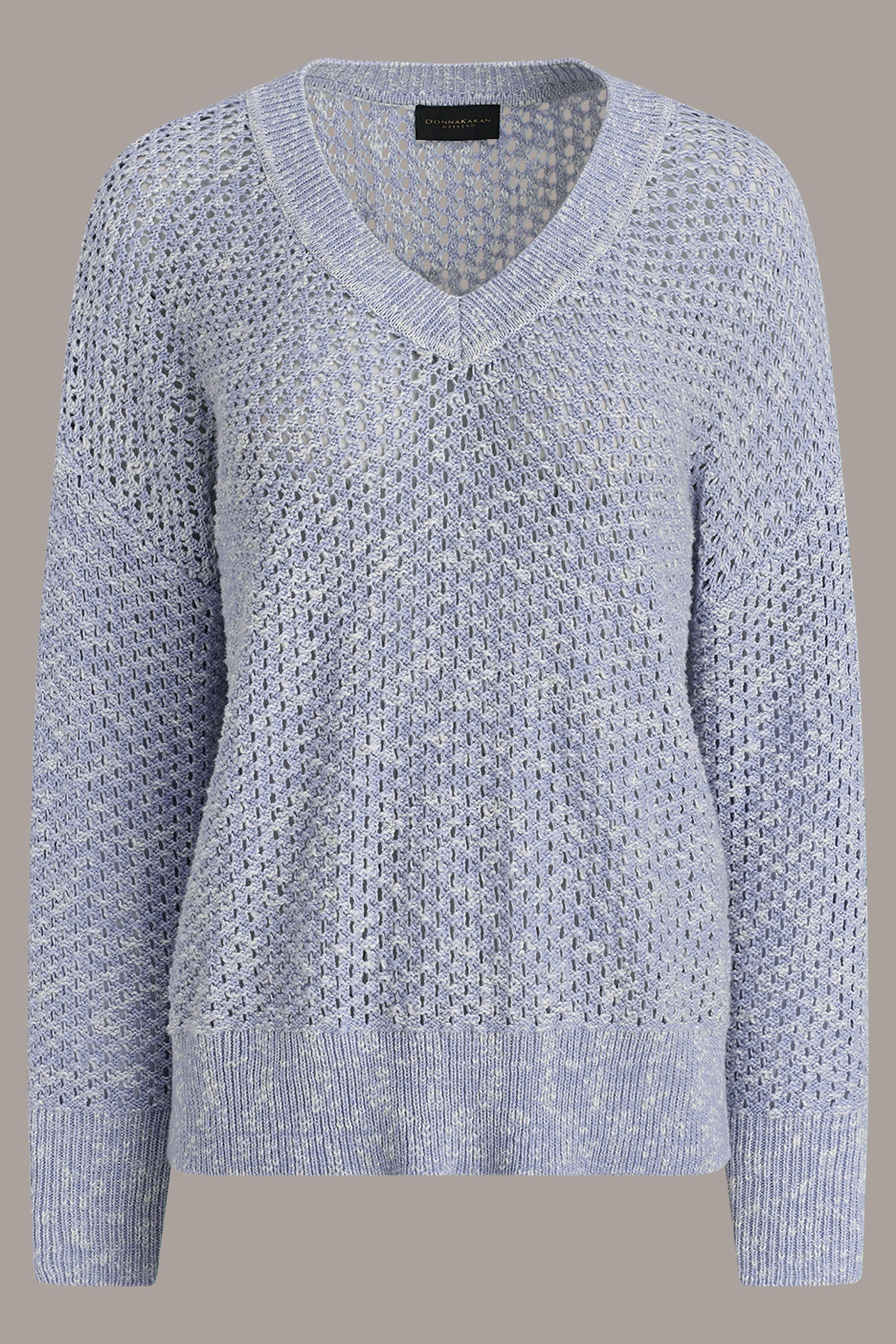 METALLIC OPEN STITCH SWEATER VIEW 14