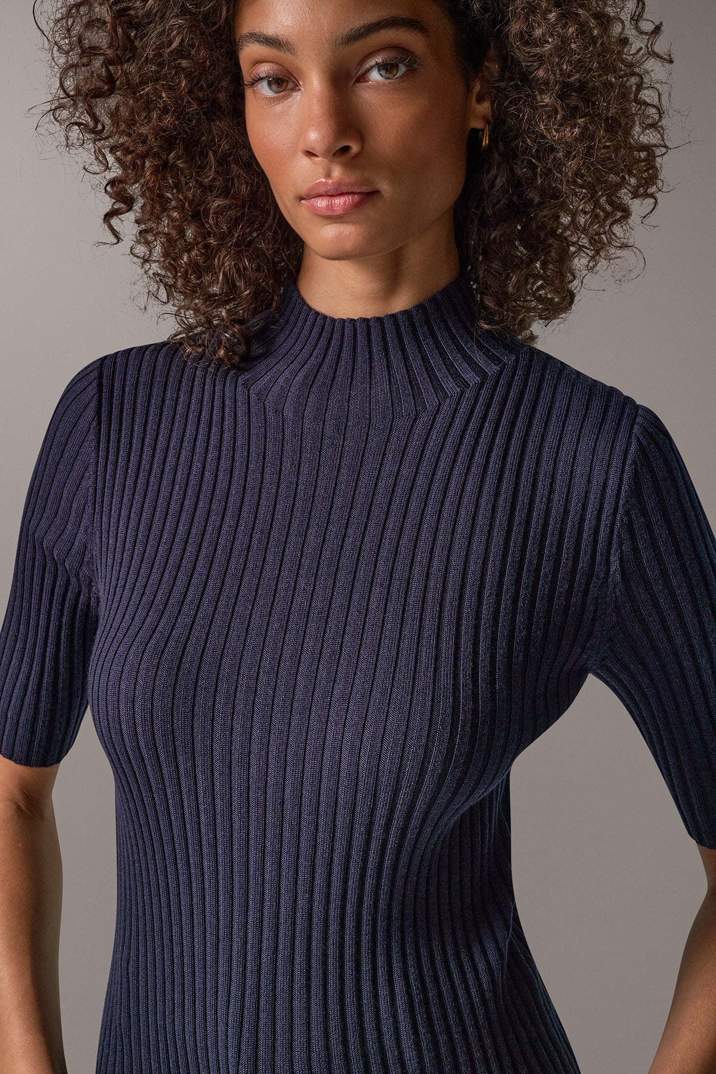MERINO WOOL MOCK-NECK SWEATER (alternate view)