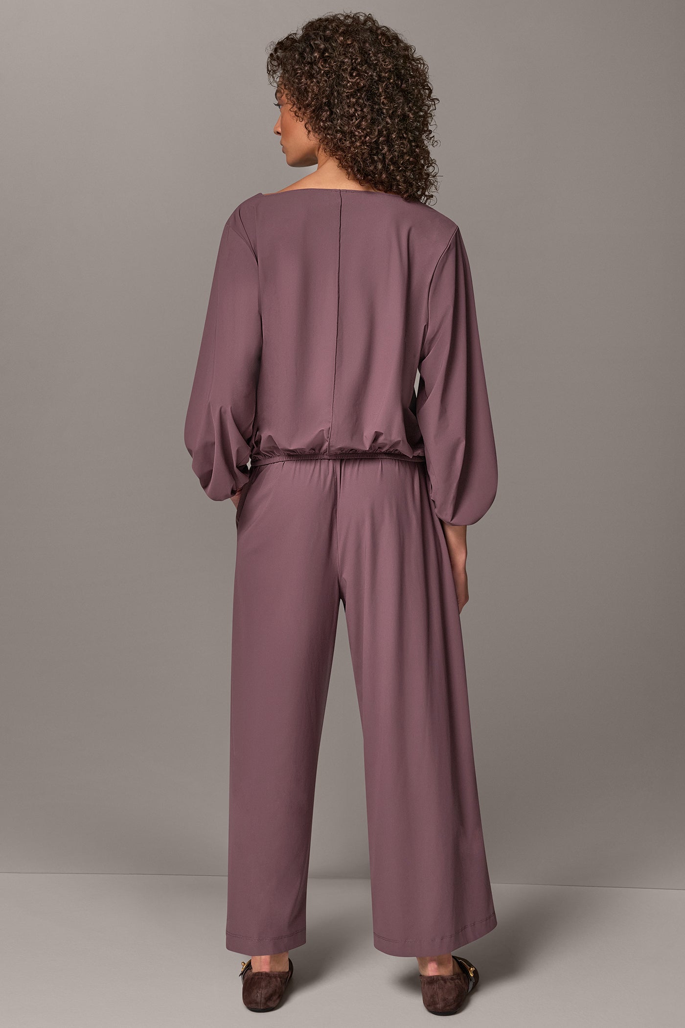 BALLOON SLEEVE BOATNECK BLOUSE VIEW 7