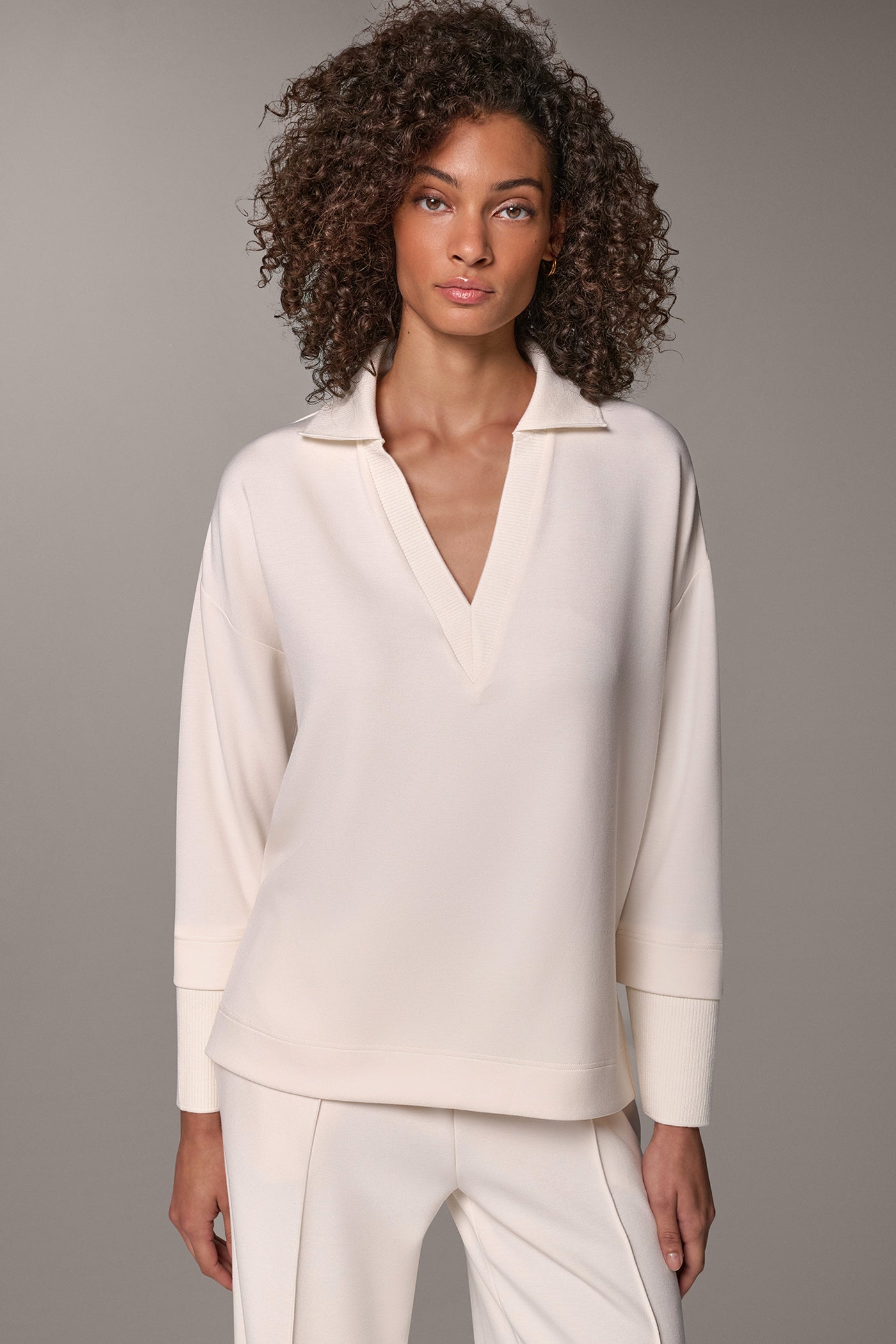 JET SETTER RIB CUFF TUNIC VIEW 1