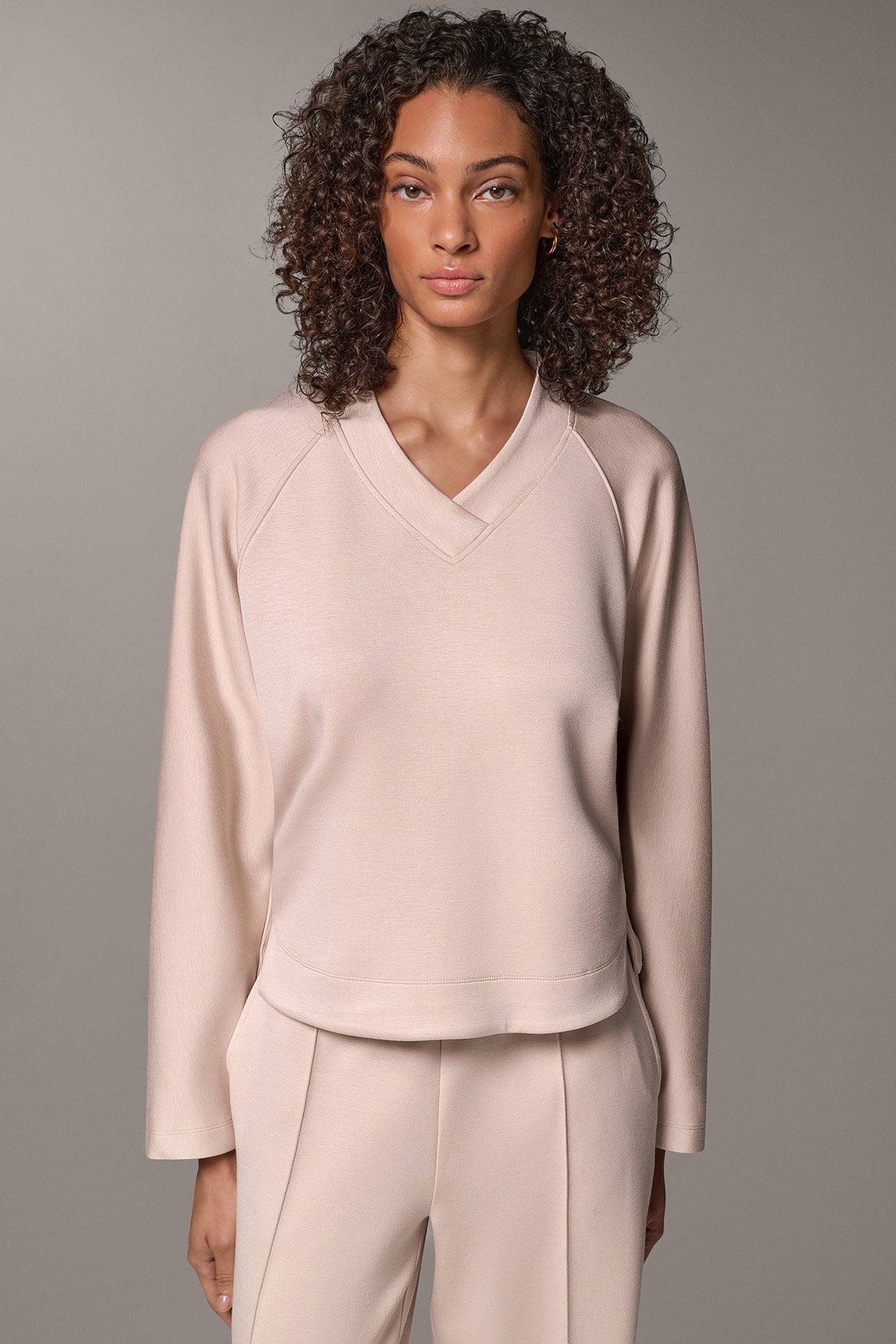 JET SETTER CROSSOVER V-NECK TOP VIEW 1