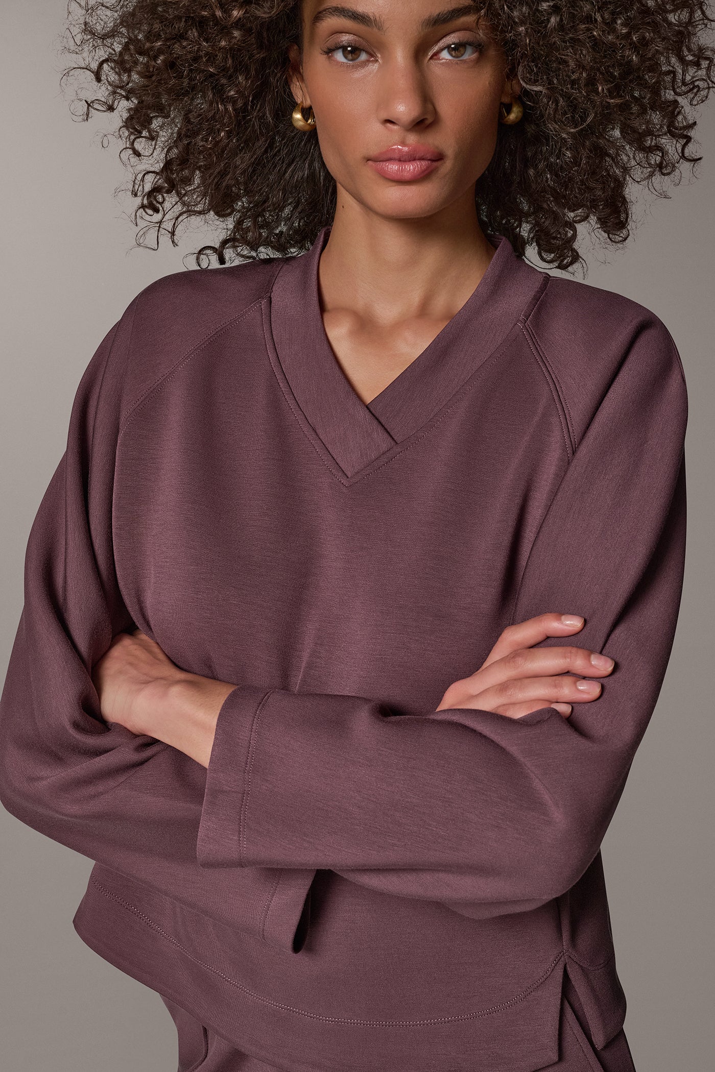 JET SETTER CROSSOVER V-NECK TOP VIEW 4