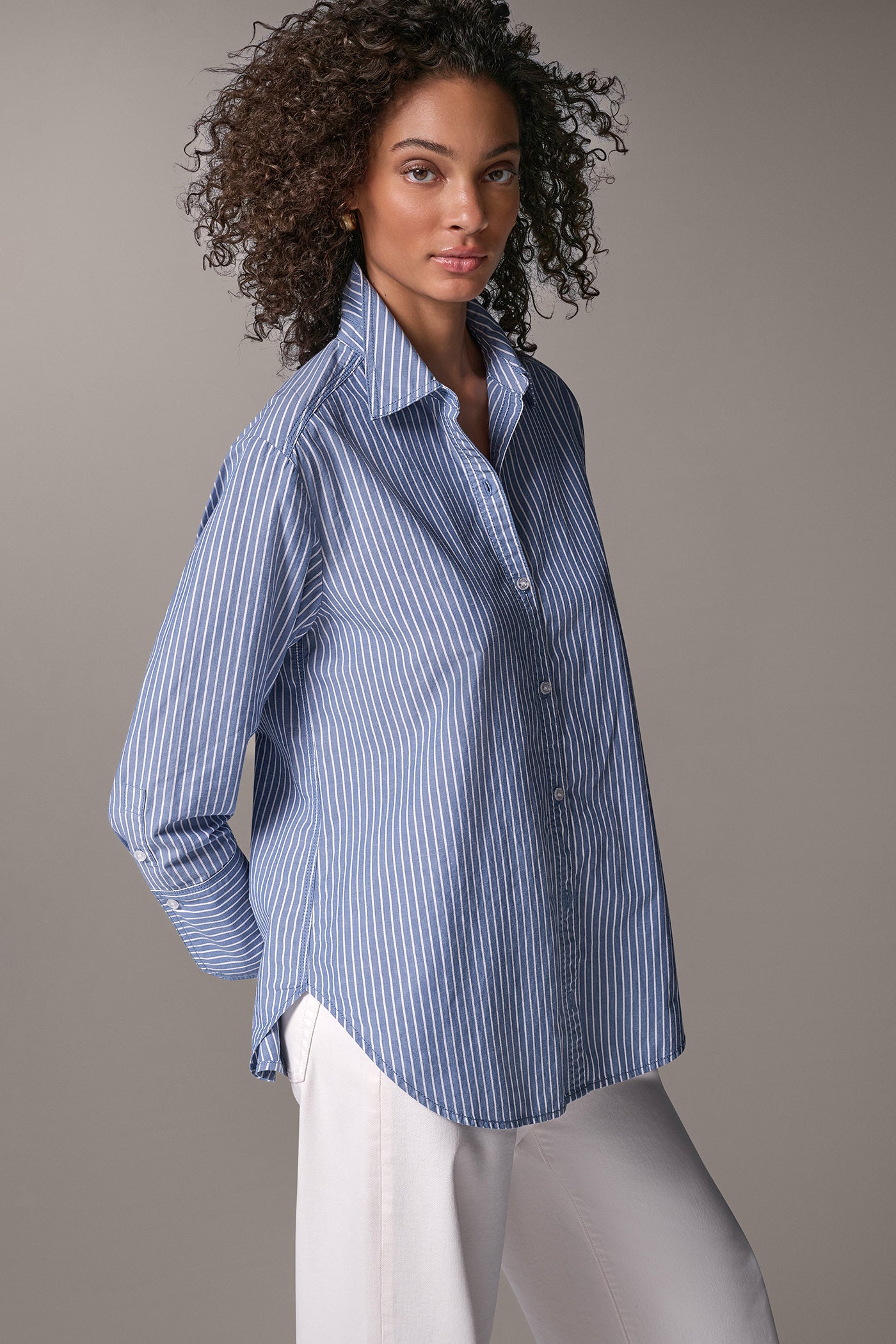 YARN-DYE STRIPED SHIRT VIEW 2