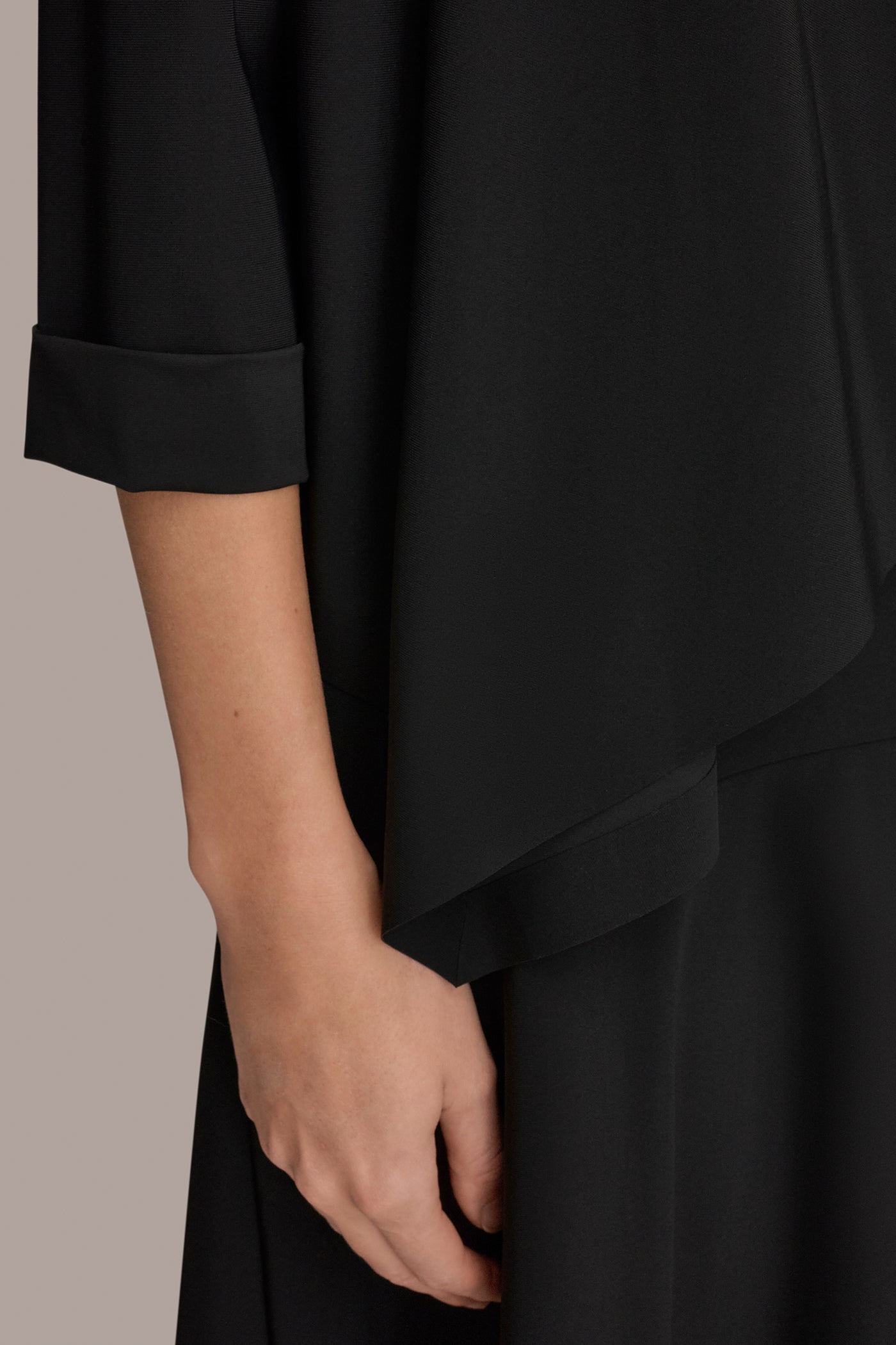 3/4 SLEEVE SHAWL CARDIGAN JACKET VIEW 5 | NEW DONNA KARAN WEEKEND