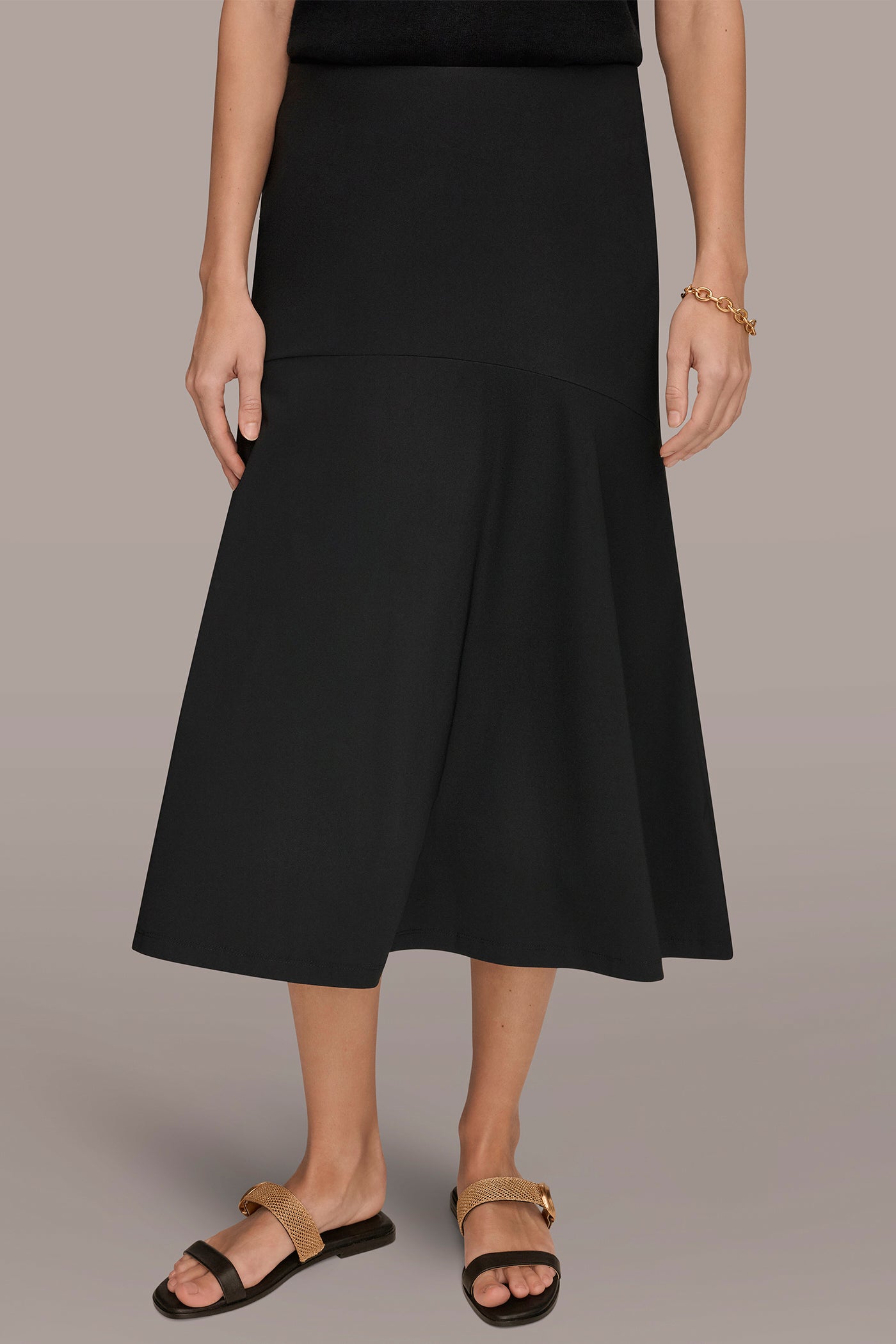 MIDI HI-LOW TRUMPET SKIRT | View 1 | Skirts