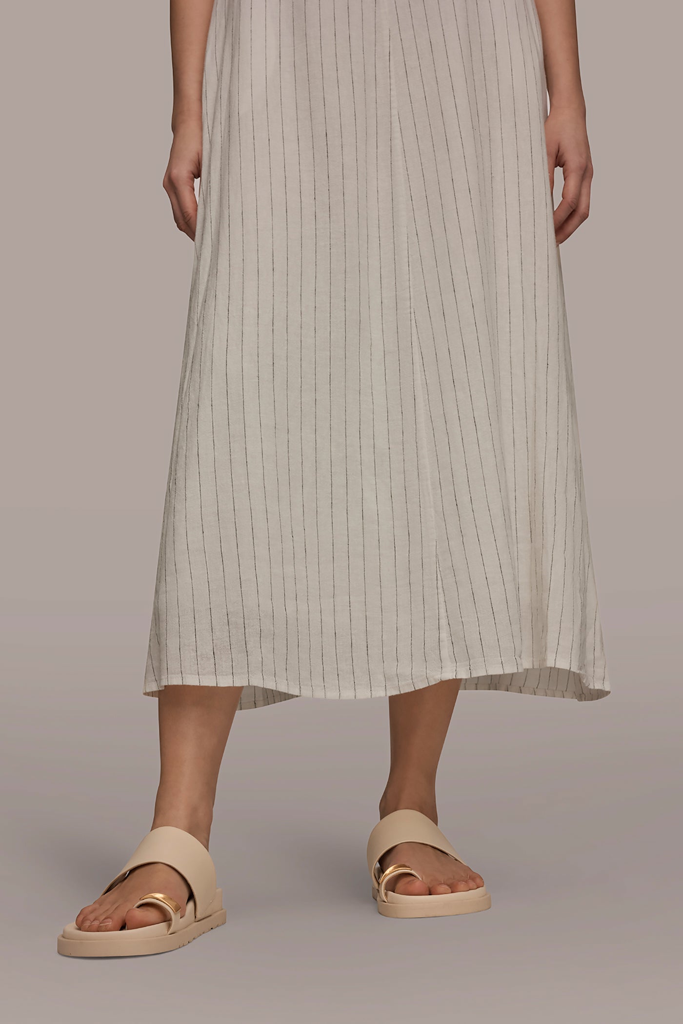 TWIST-BACK MIDI HALTER DRESS VIEW 7