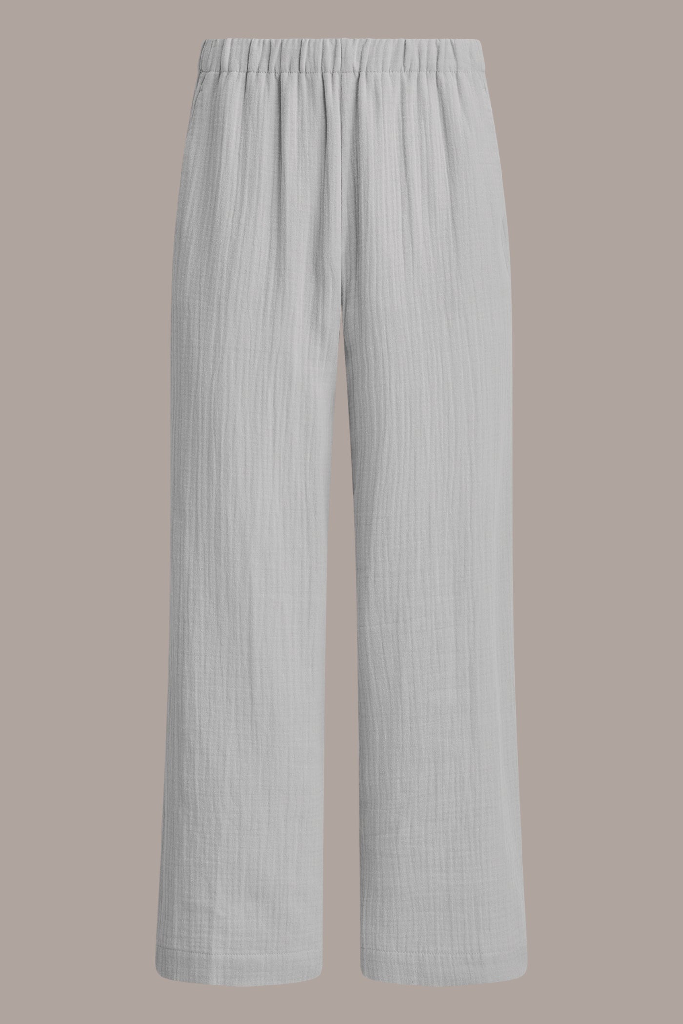 COTTON-GAUZE MID-RISE STRAIGHT-LEG PANT VIEW 6 | New clothing