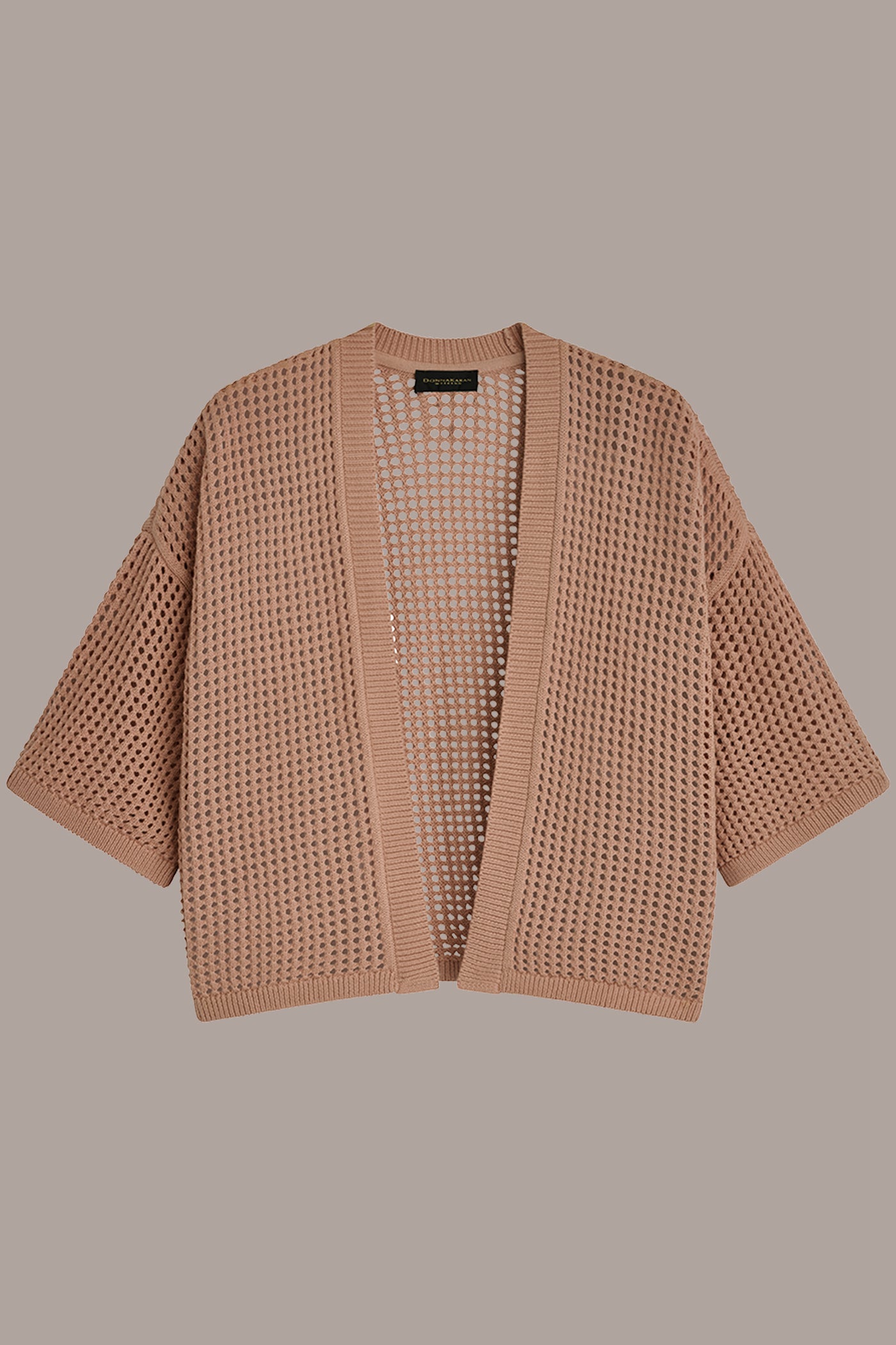 COTTON OPEN STITCH CARDIGAN VIEW 7 | Tops