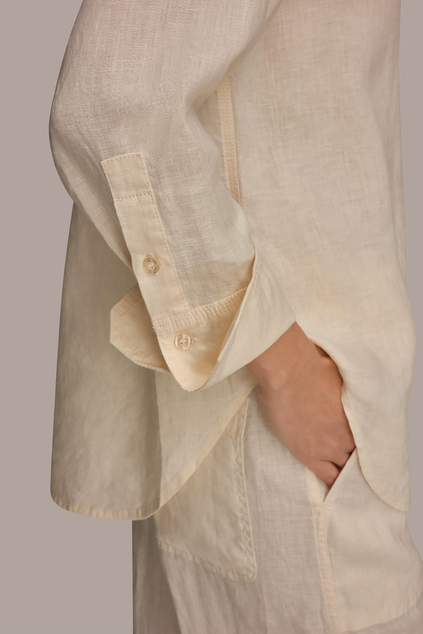 LINEN SHIRT VIEW 5 | Tops