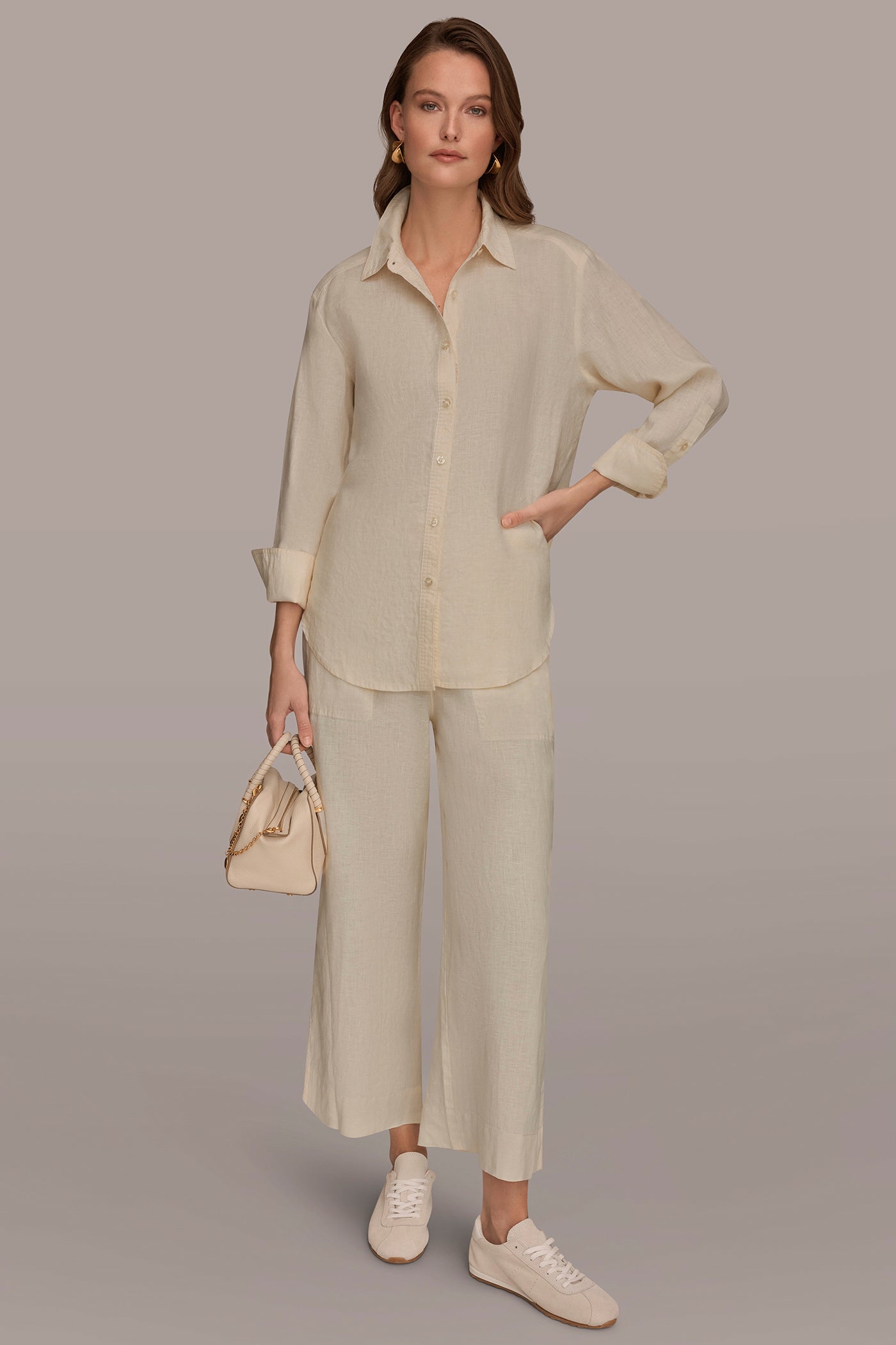 LINEN SHIRT VIEW 6 | Tops