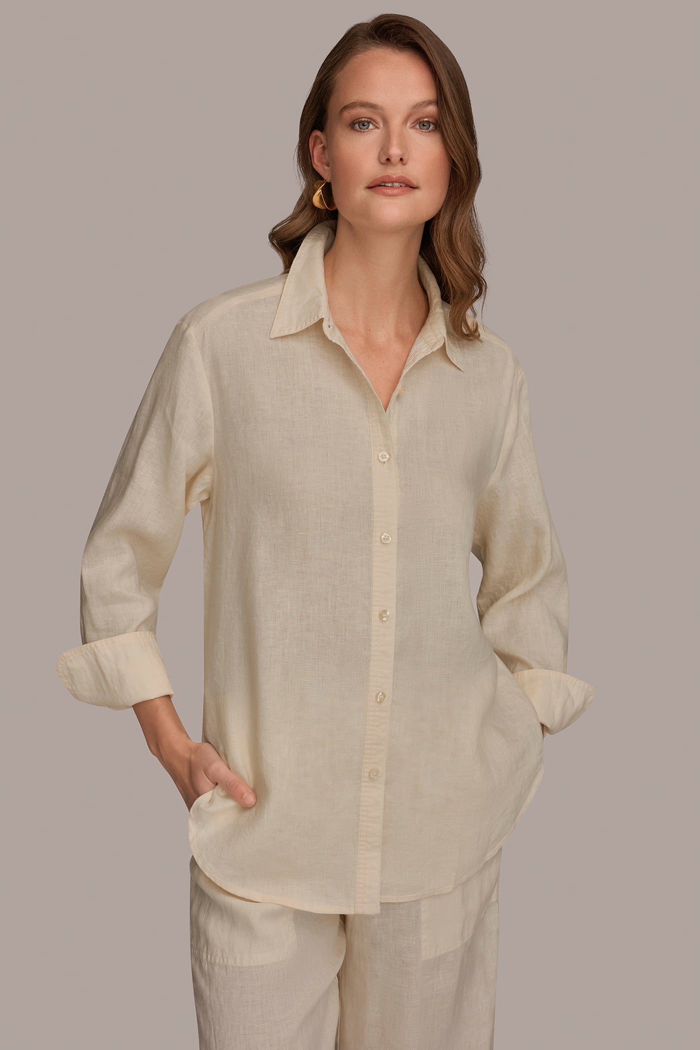 LINEN SHIRT | View 1 | Tops