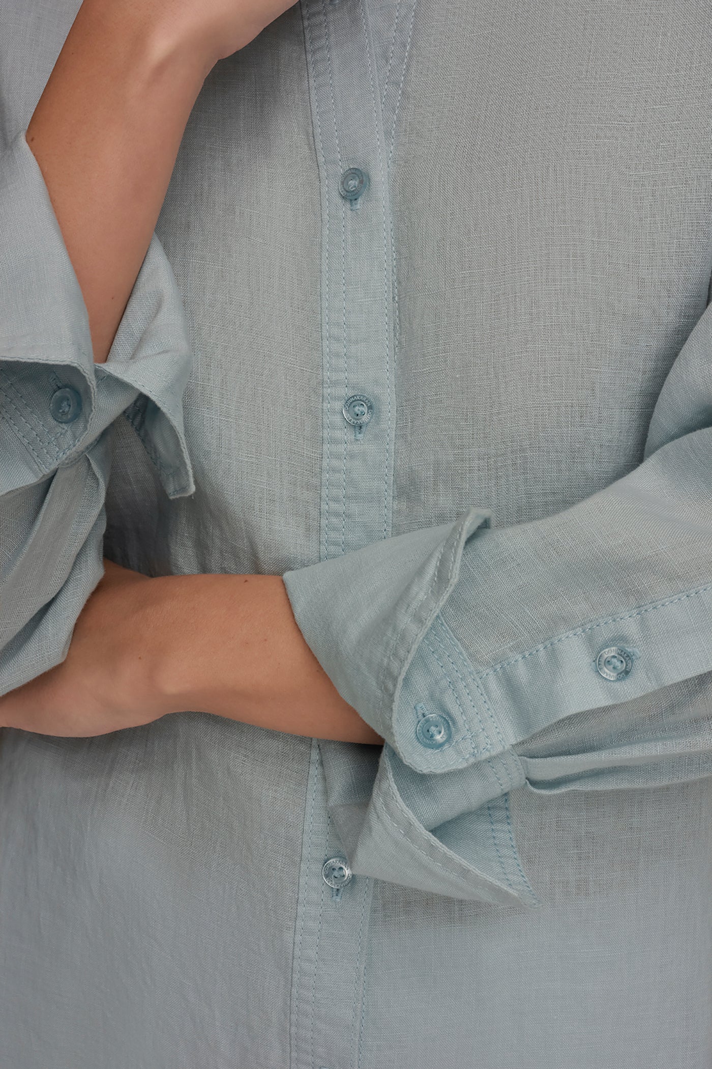 LINEN SHIRT VIEW 5 | Donna Karan Weekend Tops